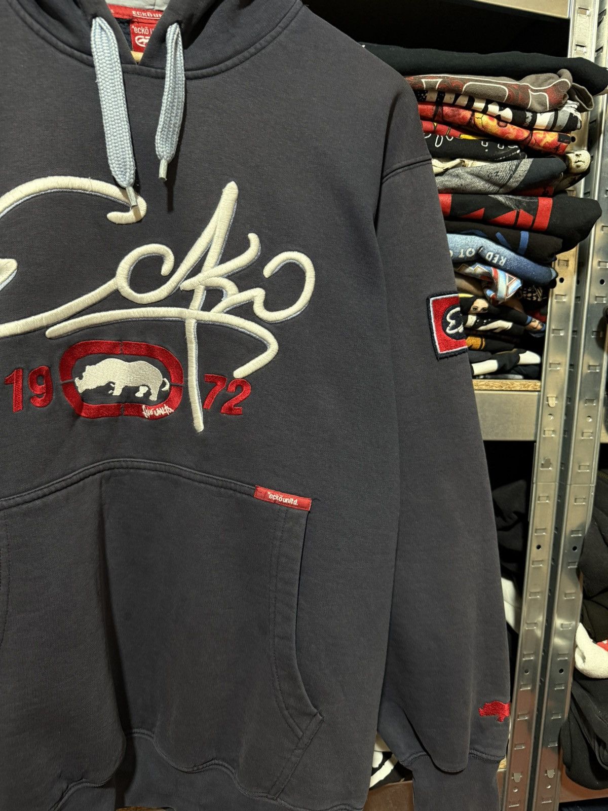 Ecko Unltd. Vintage Y2K Ecko Unltd Up Graphic Logo Hoodie Y2K Hype Size US XL / EU 56 / 4 - 5 Thumbnail