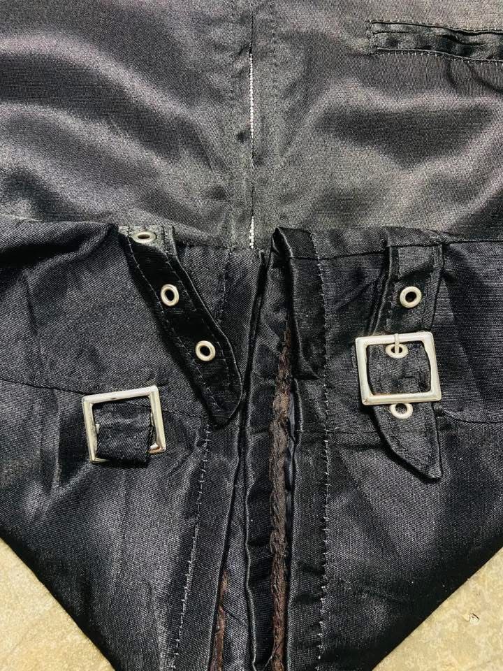 Schott 🔥SCHOTT NYC BLACK BLOUSON BIKERS CAFERACER JACKET Size US M / EU 48-50 / 2 - 5 Thumbnail