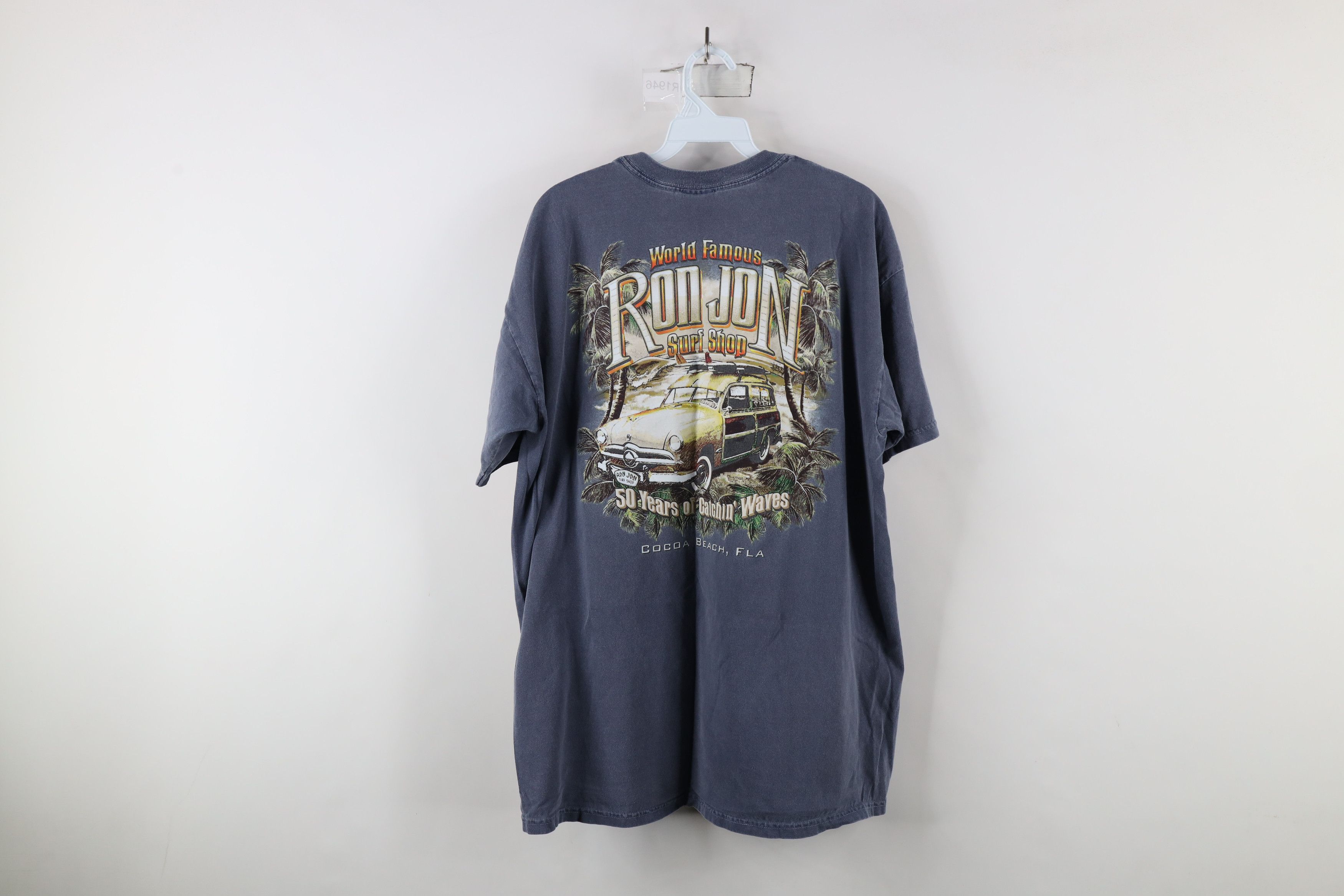 Vintage Vintage Ron Jon Surf Shop Stonewash Cocoa Beach T-Shirt Size US XL / EU 56 / 4 - 8 Thumbnail