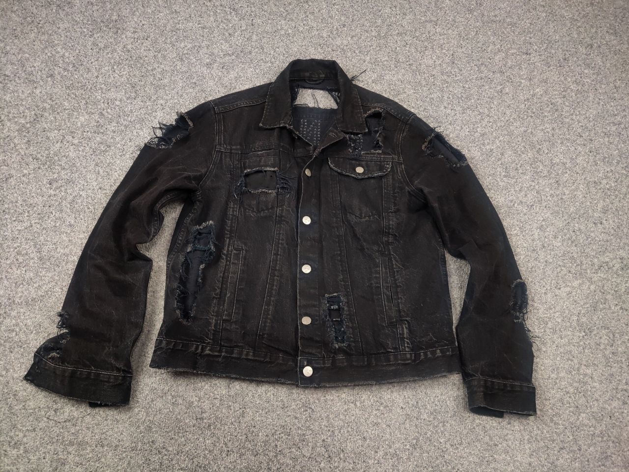 Misbhv Misbhv Design Distressed Denim sonic you Black Jacket Size US M / EU 48-50 / 2 - 5 Thumbnail