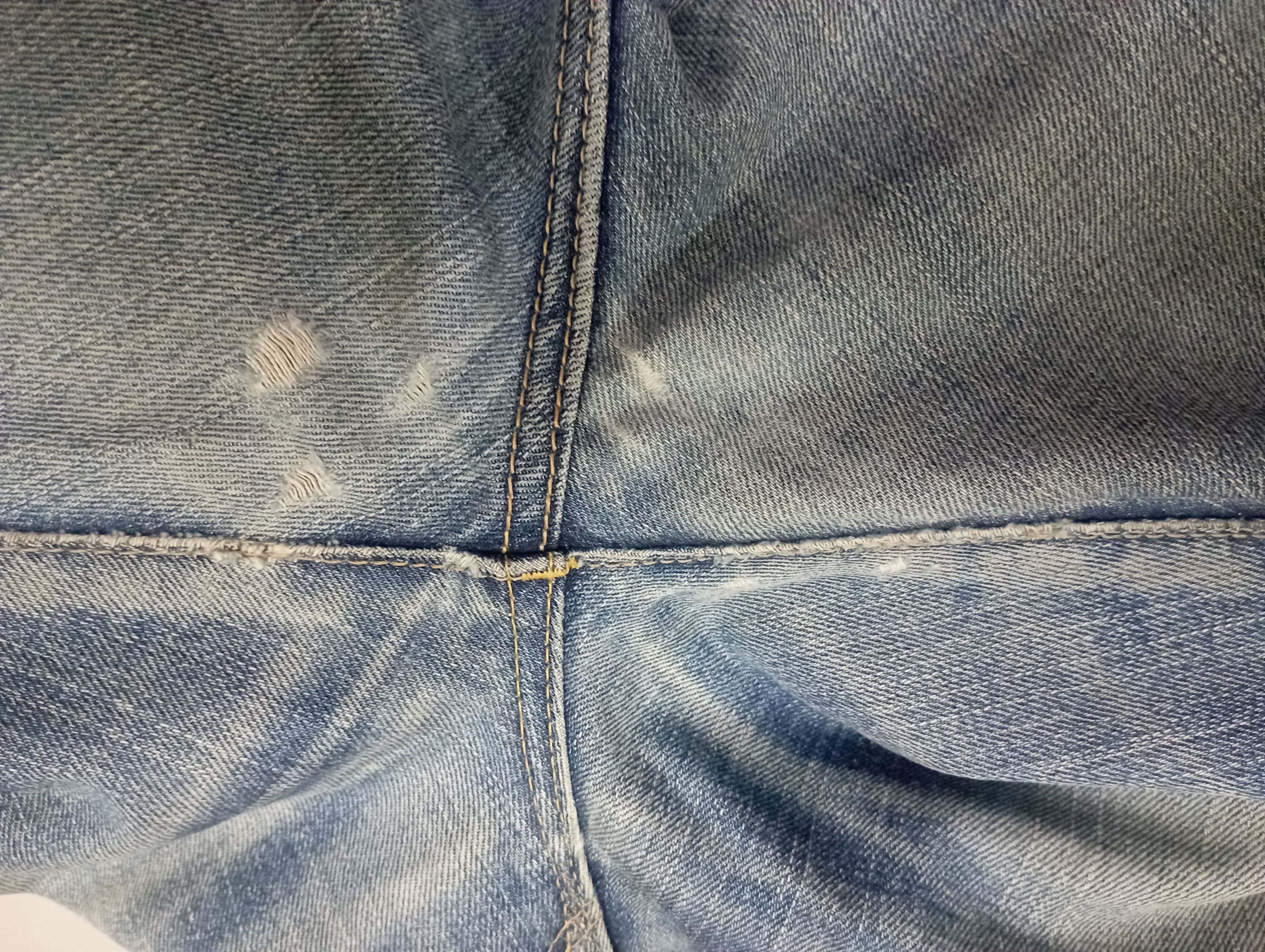 Sugar Cane Vintage Selvedge Buckle Distressed Edwin 505ZX Size US 31 - 17 Thumbnail
