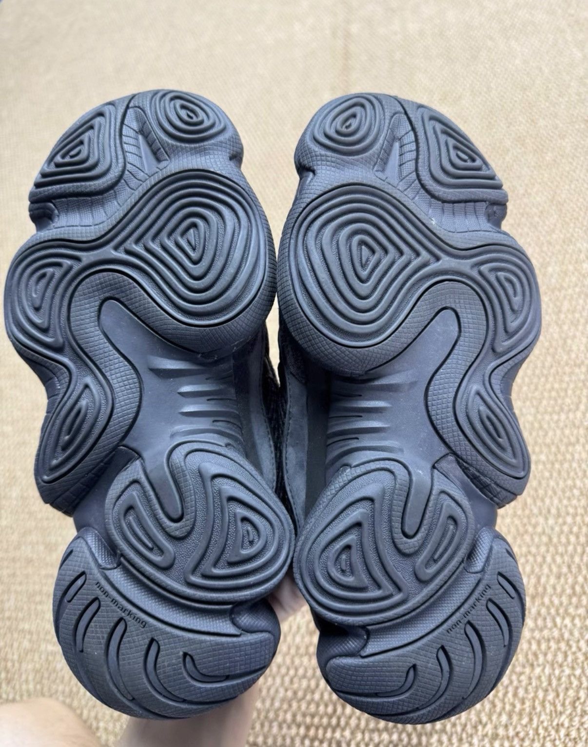 Adidas Adidas Yeezy 500 Utility Black F36640-2020 K37 Size US 7 / IT 37 - 2 Thumbnail
