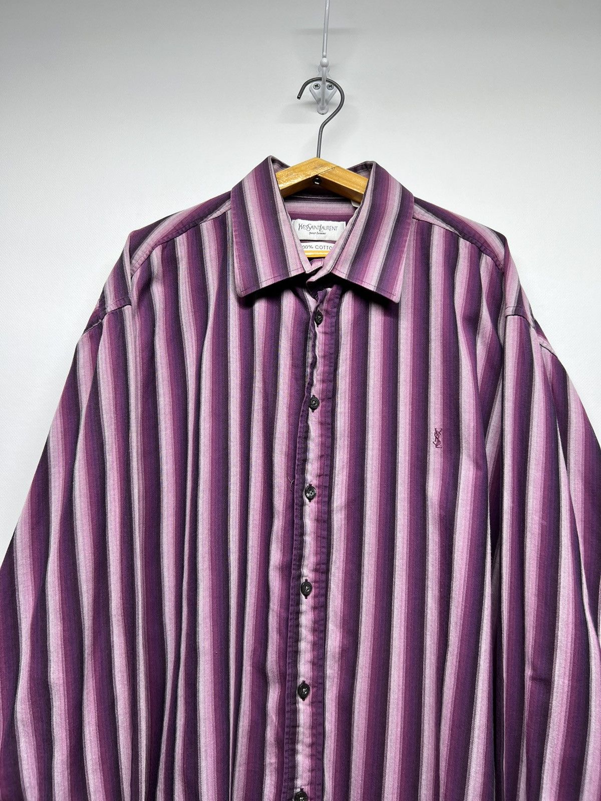 Vintage Y2k Yves Saint Laurent YSL Oxford Shirt 00’s