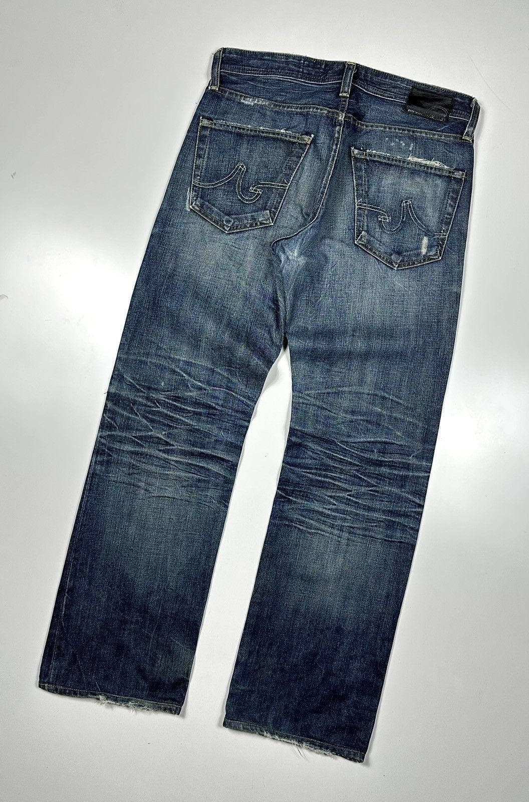 AG Adriano Goldschmied Adriano Goldschmied Safari Limited Tambourined Denim Jeans Size US 30 / EU 46 - 12 Thumbnail