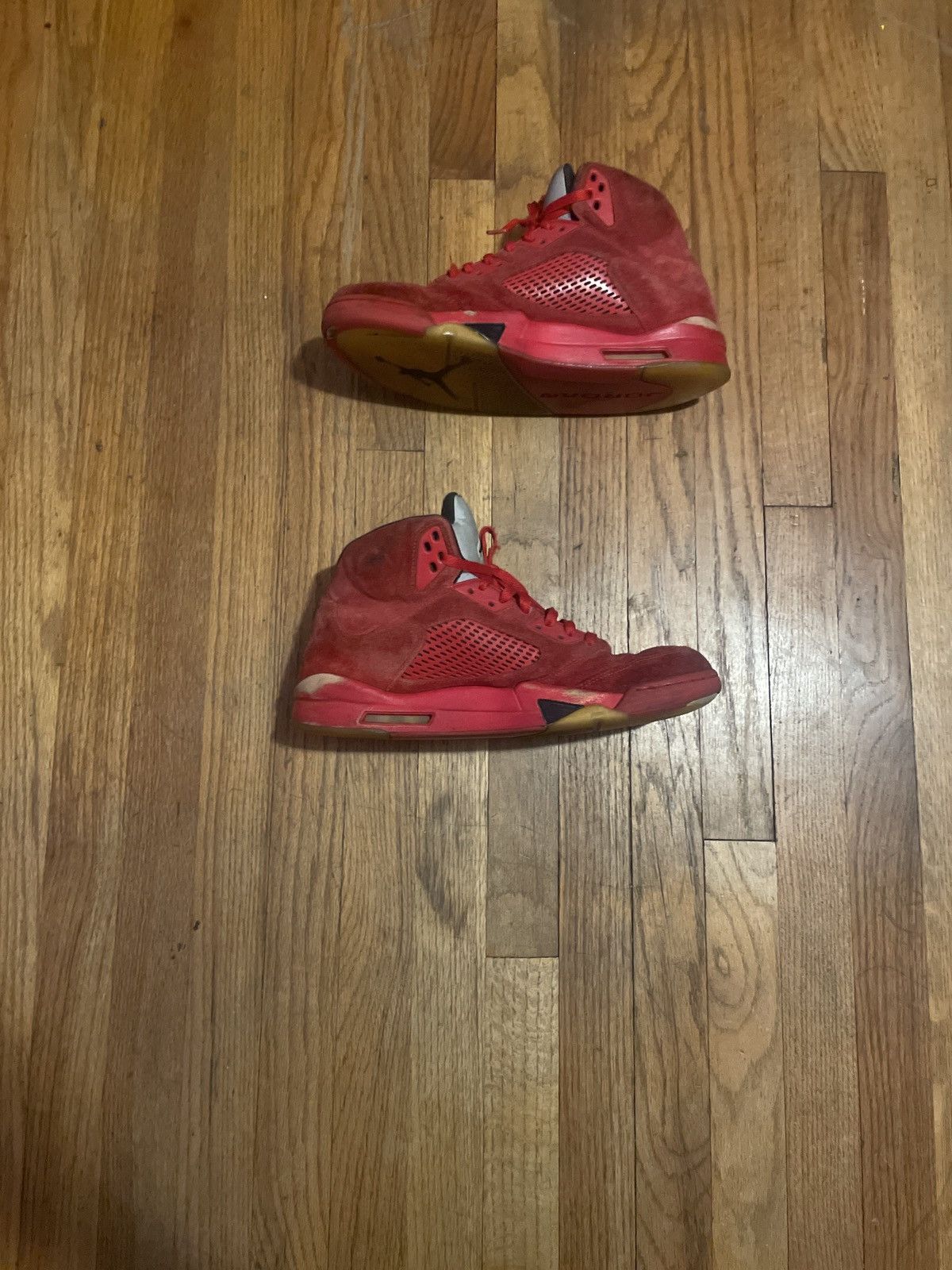 Jordan Brand Jordan 5 “red suede” Size US 12 / EU 45 - 2 Thumbnail
