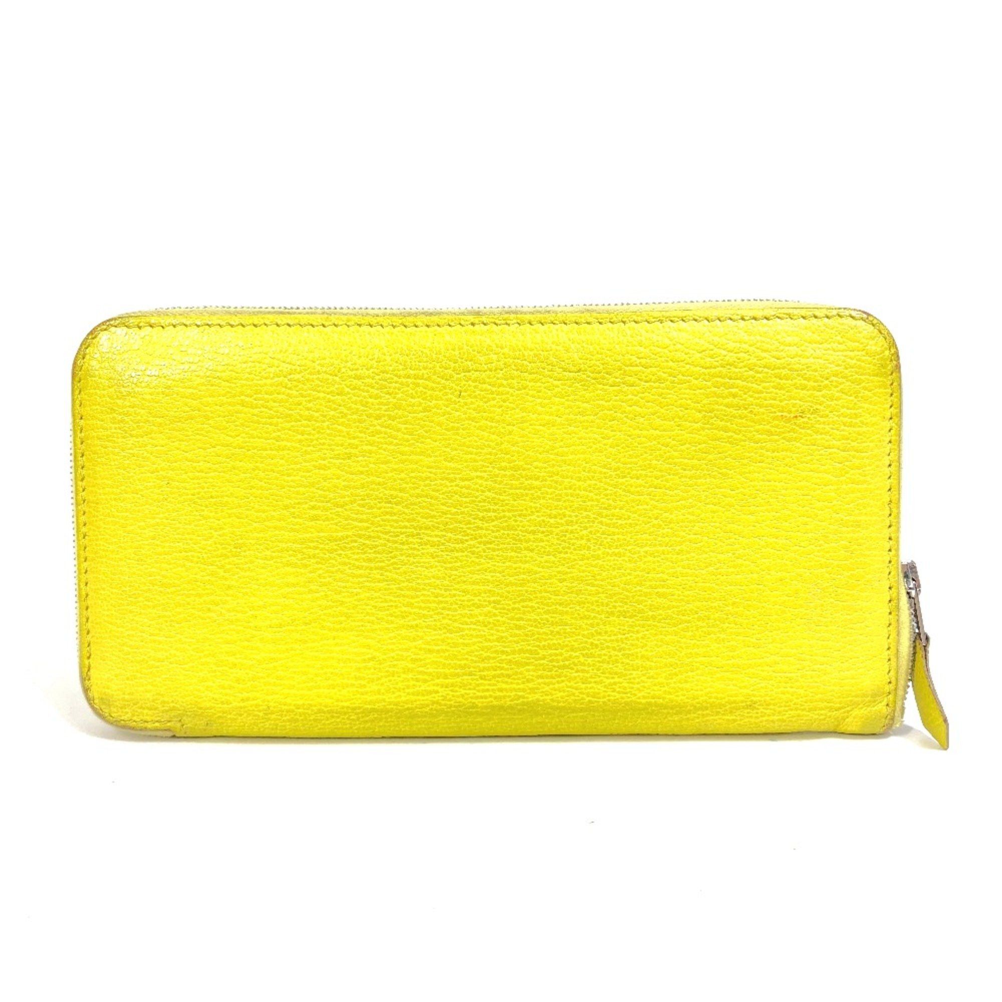 Hermes Hermes Long wallet Zip Around Long Wallet yellow Size ONE SIZE - 1 Thumbnail