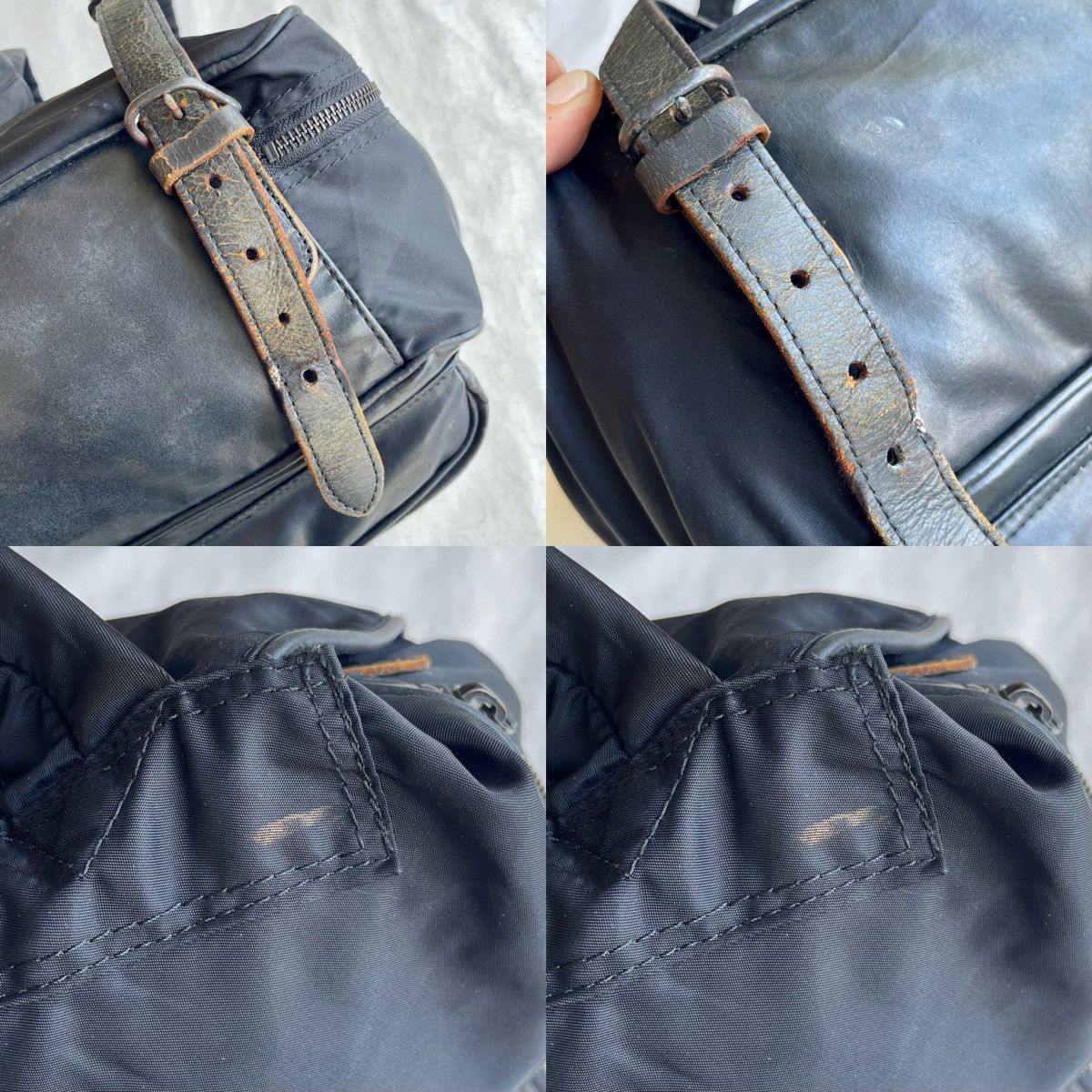 Y's × Yohji Yamamoto × Yves Saint Laurent Pour Homme Y'saccs Black Nylon Backpack Size ONE SIZE - 19 Thumbnail