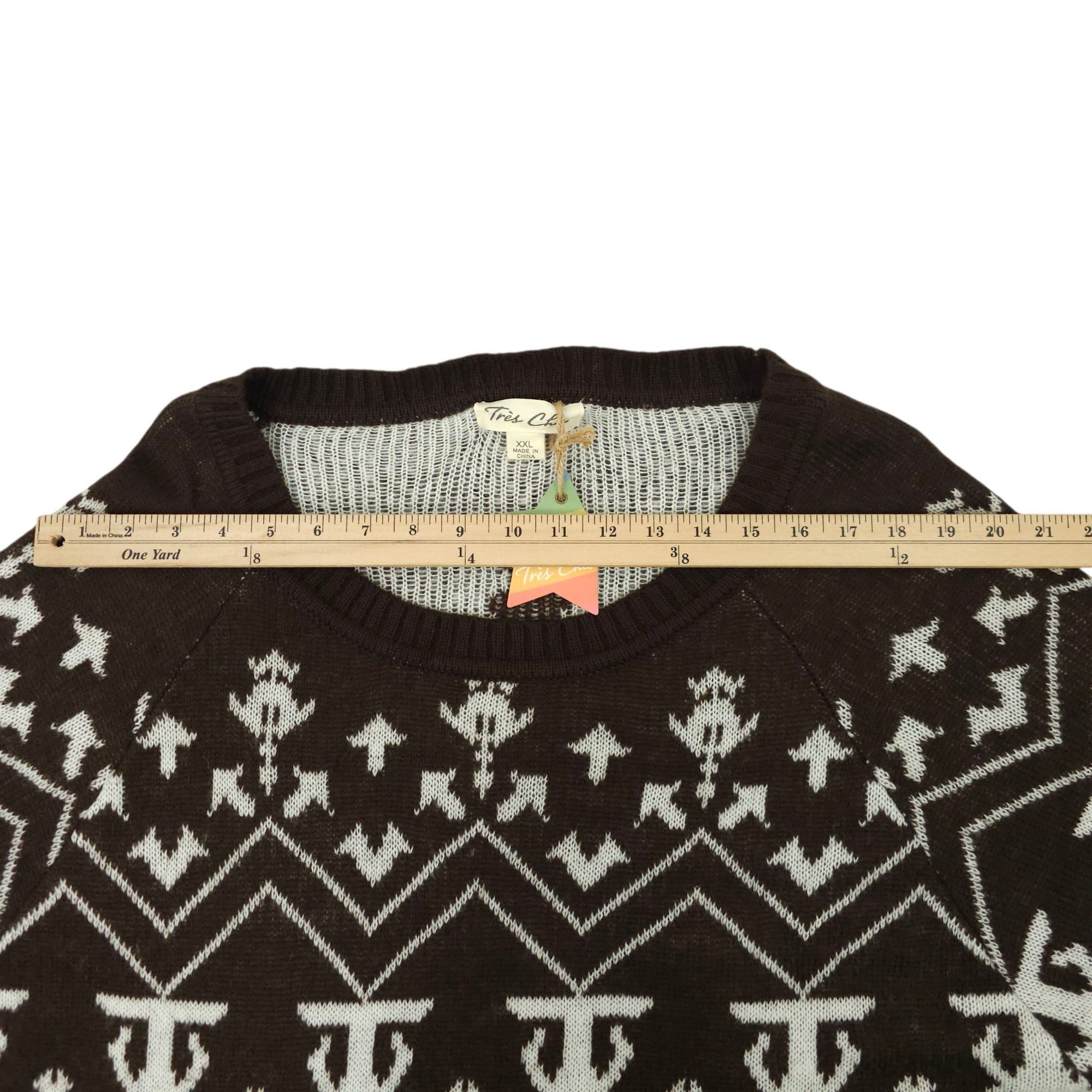 Other Tres Chic Pullover Knit Sweater Women XXL Pockets Nordic Size XXL / US 16-18 / IT 52-54 - 4 Thumbnail