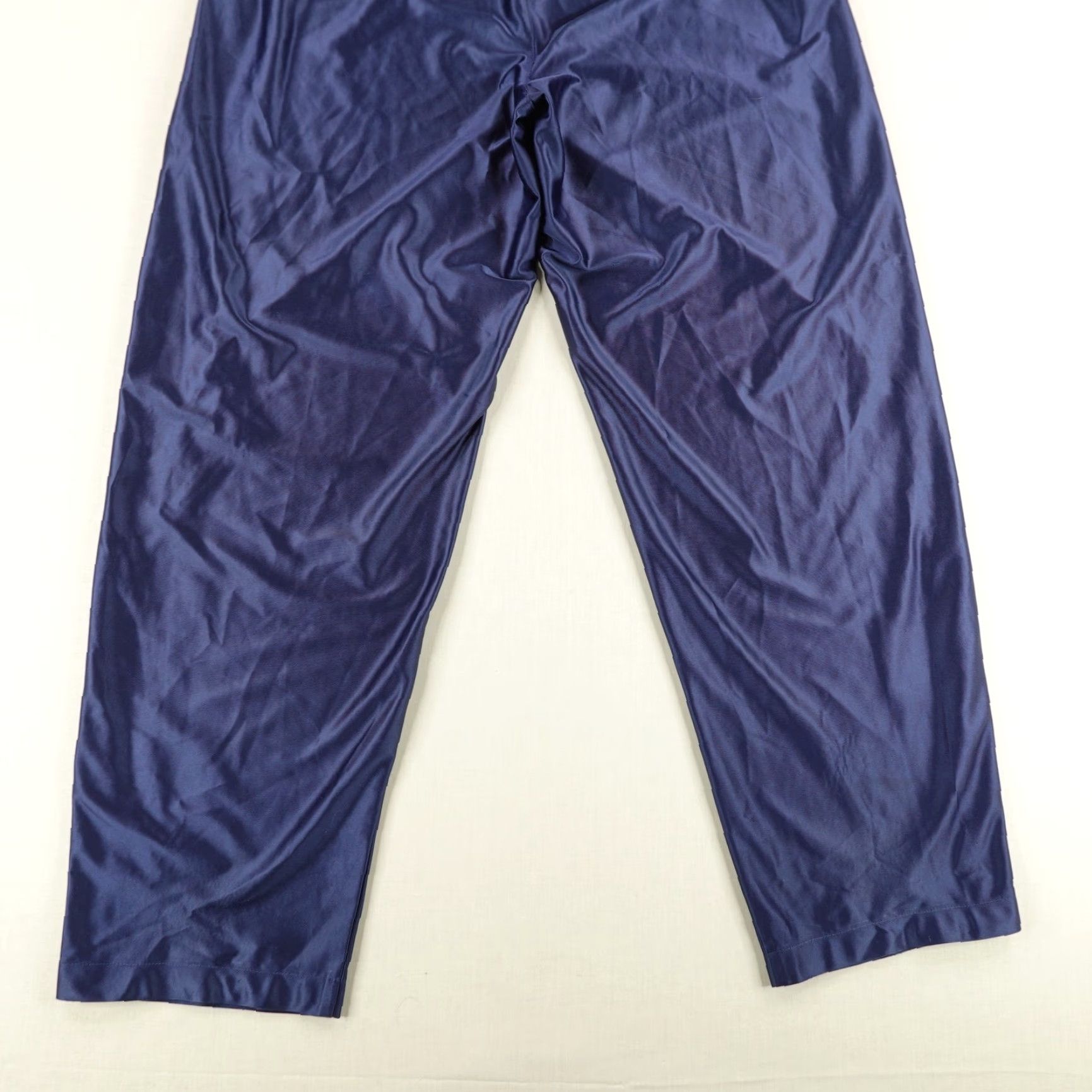Nike VINTAGE Nike Pants Mens XL Blue Tear Away Track Shiny Dazzle Peel Off Warmup 90s Size US 36 / EU 52 - 7 Thumbnail