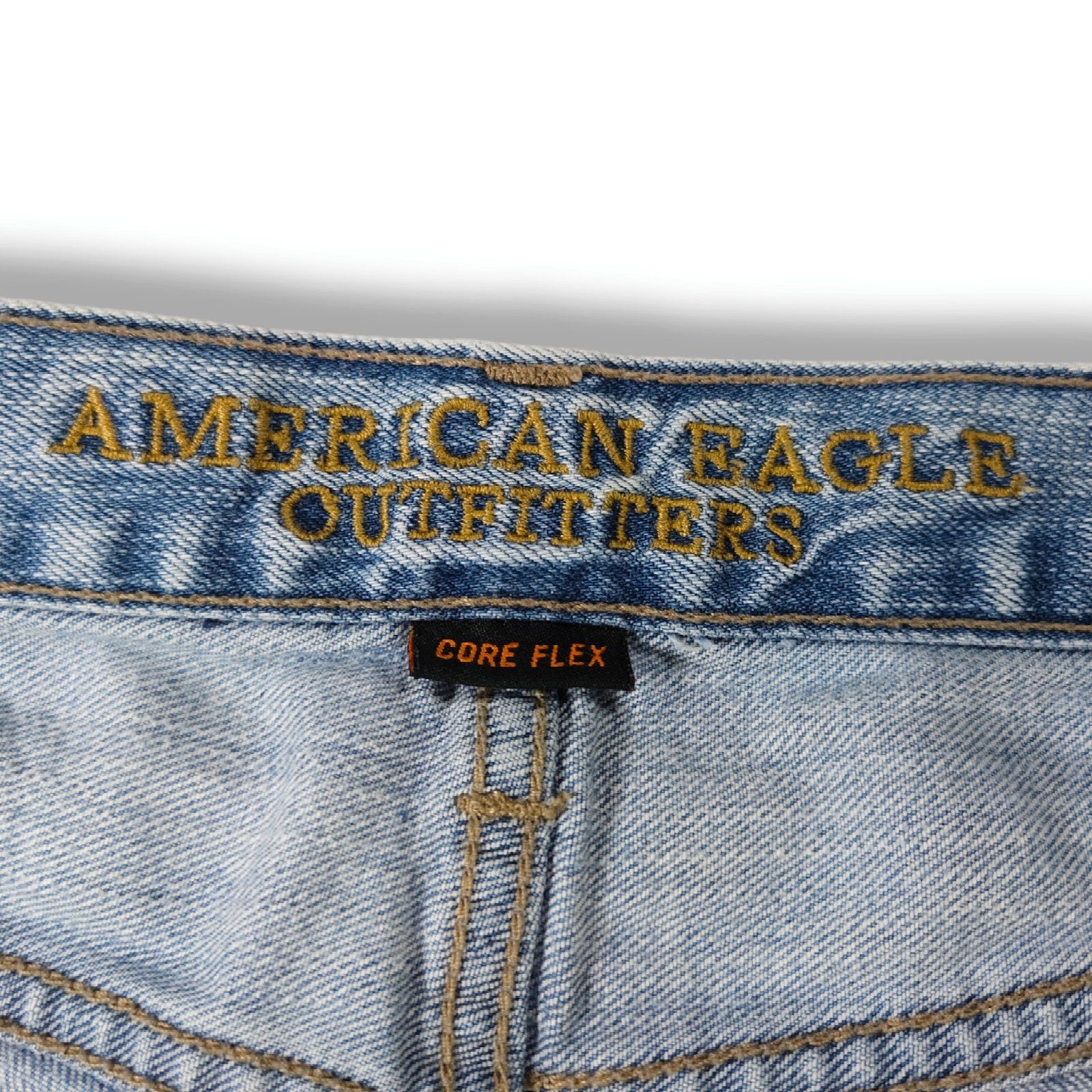 American Eagle Outfitters American Eagle Relaxed Straight Core Flex Denim Jeans 28x29 Size US 28 / EU 44 - 6 Thumbnail