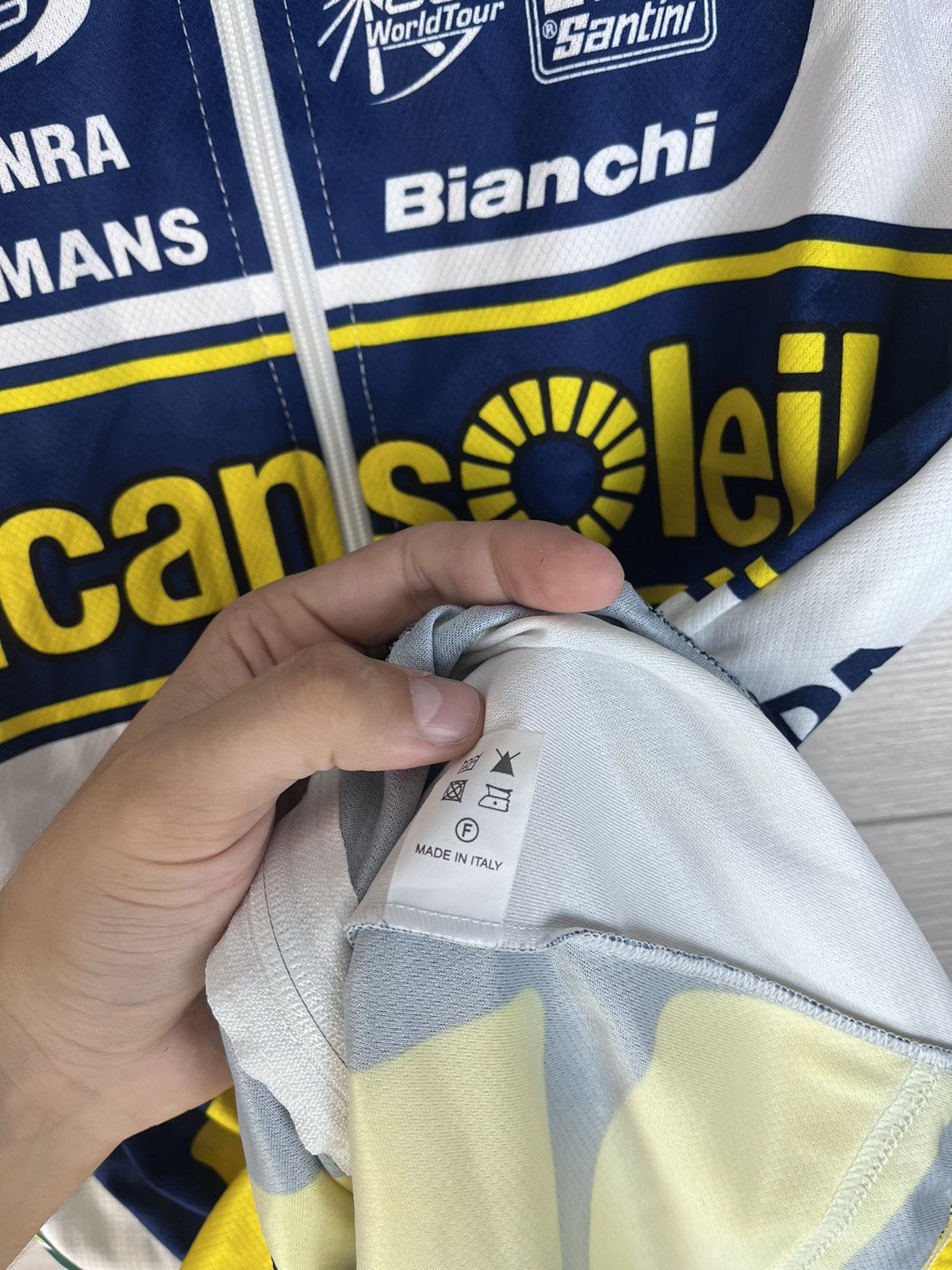 Other Men’s Cycling T-shirt Bianchi size L made in Italy y2k USA Size US L / EU 52-54 / 3 - 9 Thumbnail