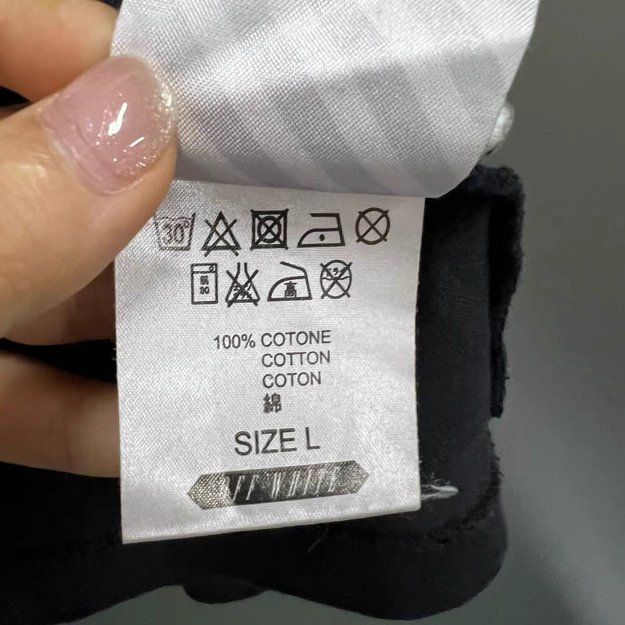 Off-White OFF-WHITE Black Grey Flocked Warning Line Short Sleeve K28 Size US L / EU 52-54 / 3 - 4 Thumbnail