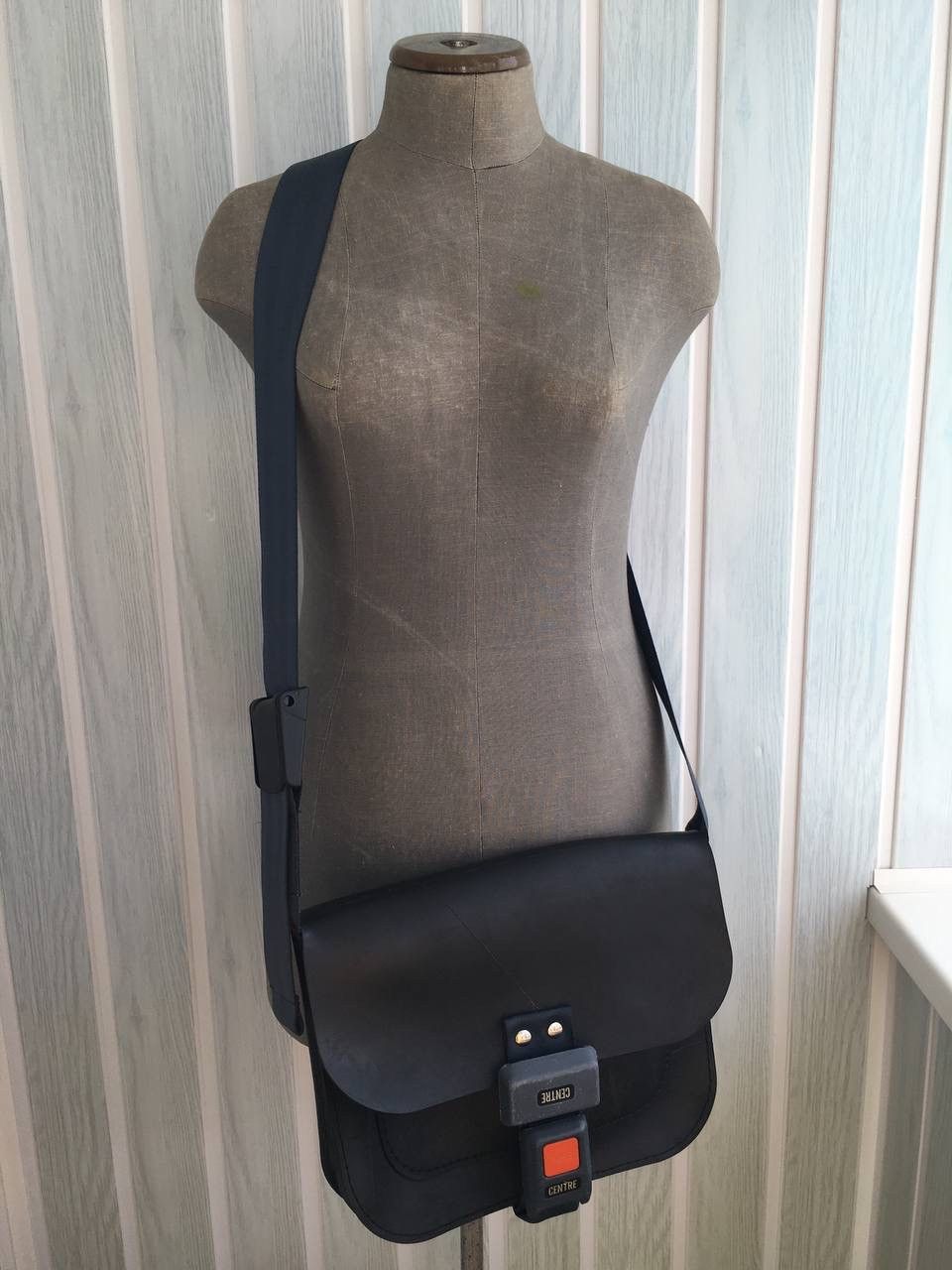 Designer × Vintage Custom Black Pockets Car Compostable Textiles Shoulder Bag Size ONE SIZE - 1 Thumbnail