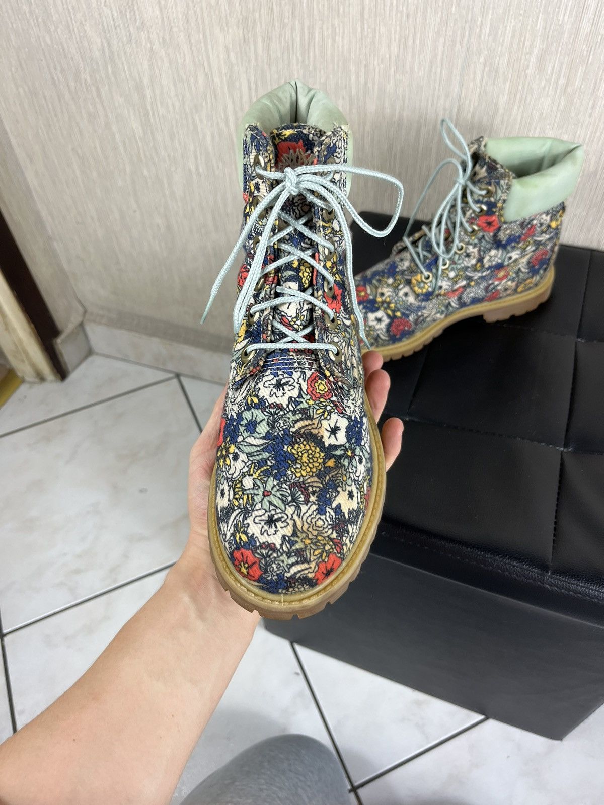 Timberland × Vintage Timberland floral boots shoes full all over print Size US 7.5 / IT 37.5 - 15 Thumbnail