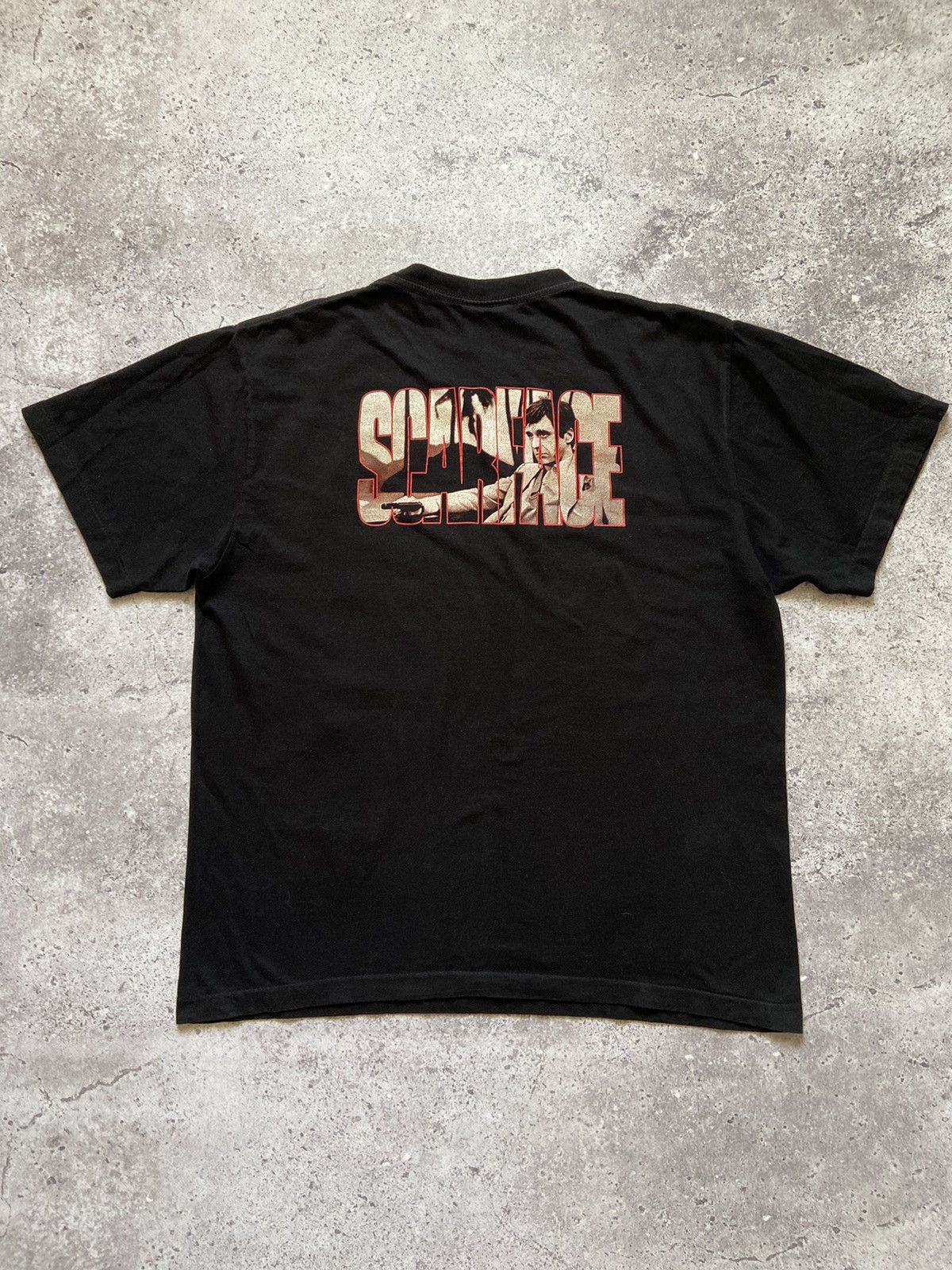 Other Scarface Vintage I trust Me vintage black logo t-shirt movie Size US L / EU 52-54 / 3 - 2 Thumbnail