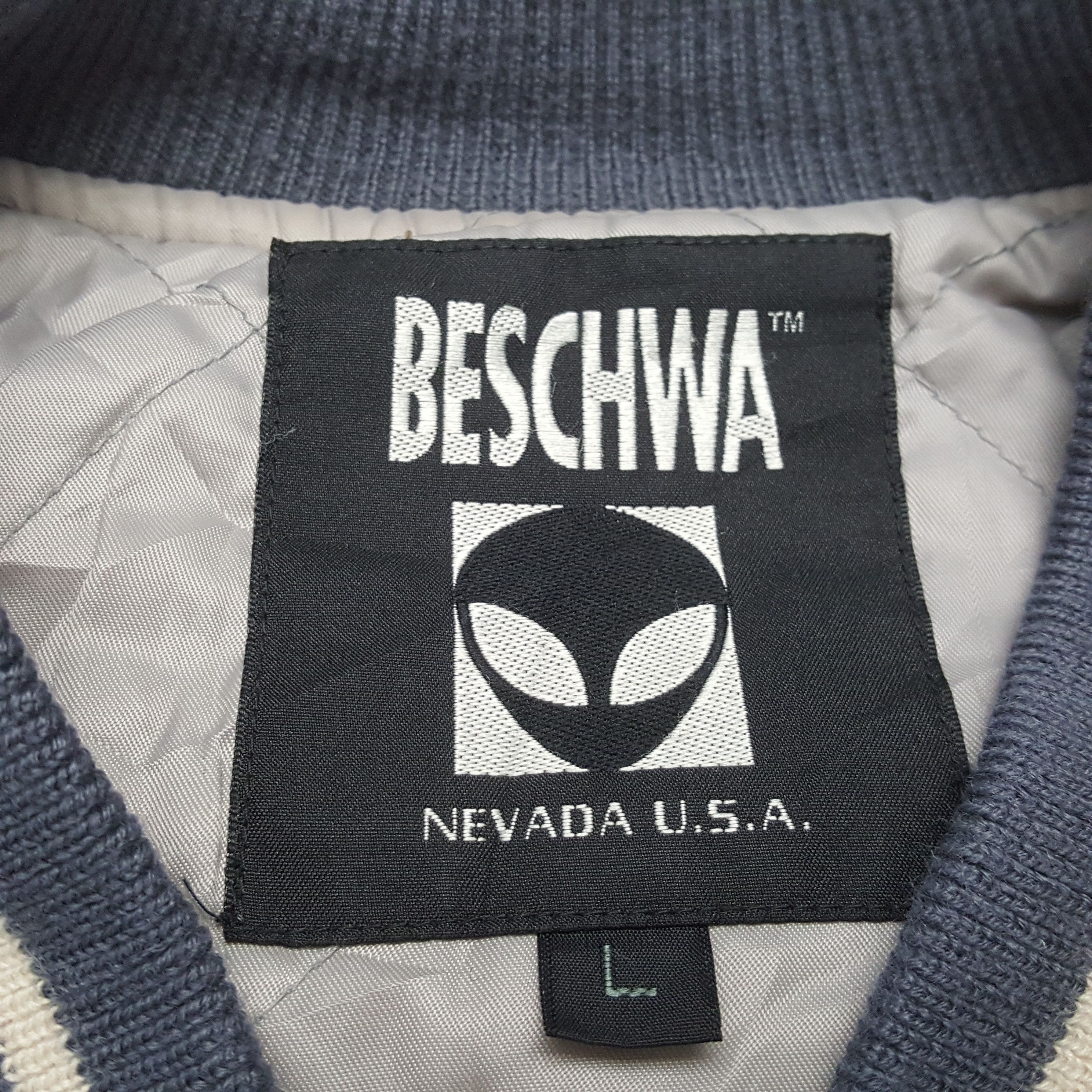 Alien Body Vintage BESCHWA Alien American Style Varsity Jacket C290N31 Size US XXL / EU 58 / 5 - 5 Thumbnail