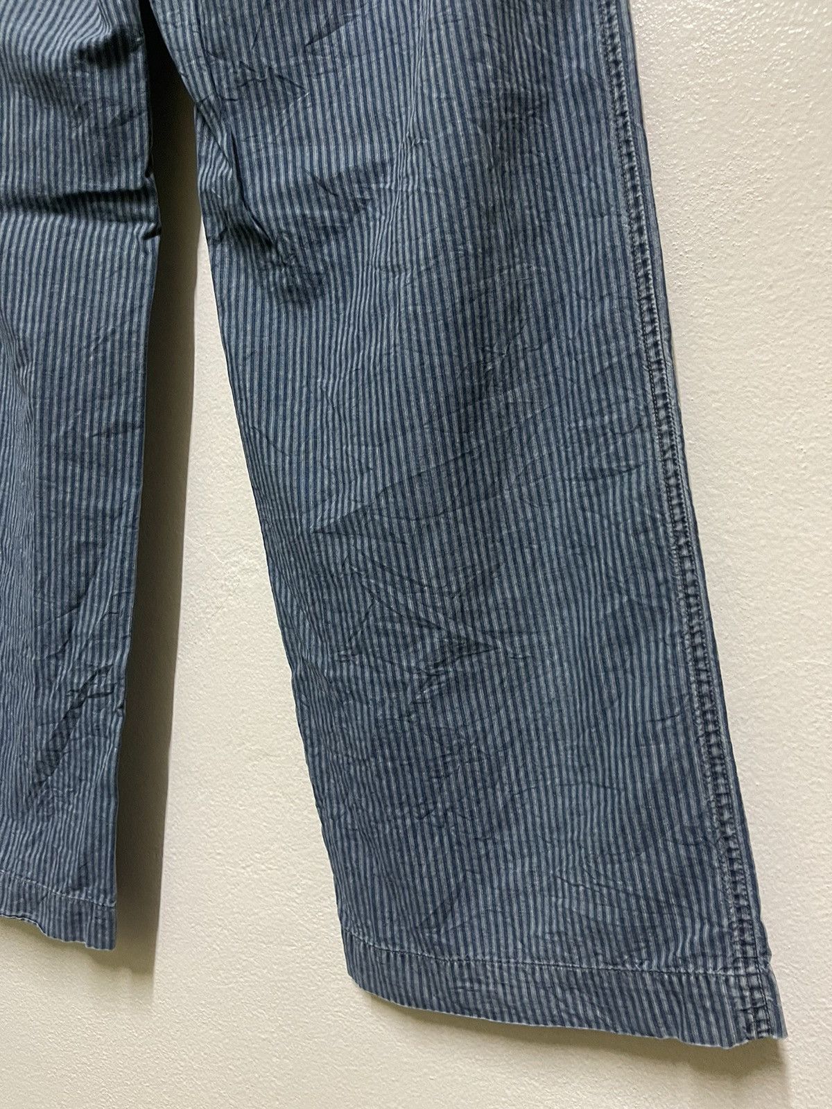 45rpm × Japanese Brand 45RPM Striped Navy Pants Japan Size 30" / US 8 / IT 44 - 14 Thumbnail
