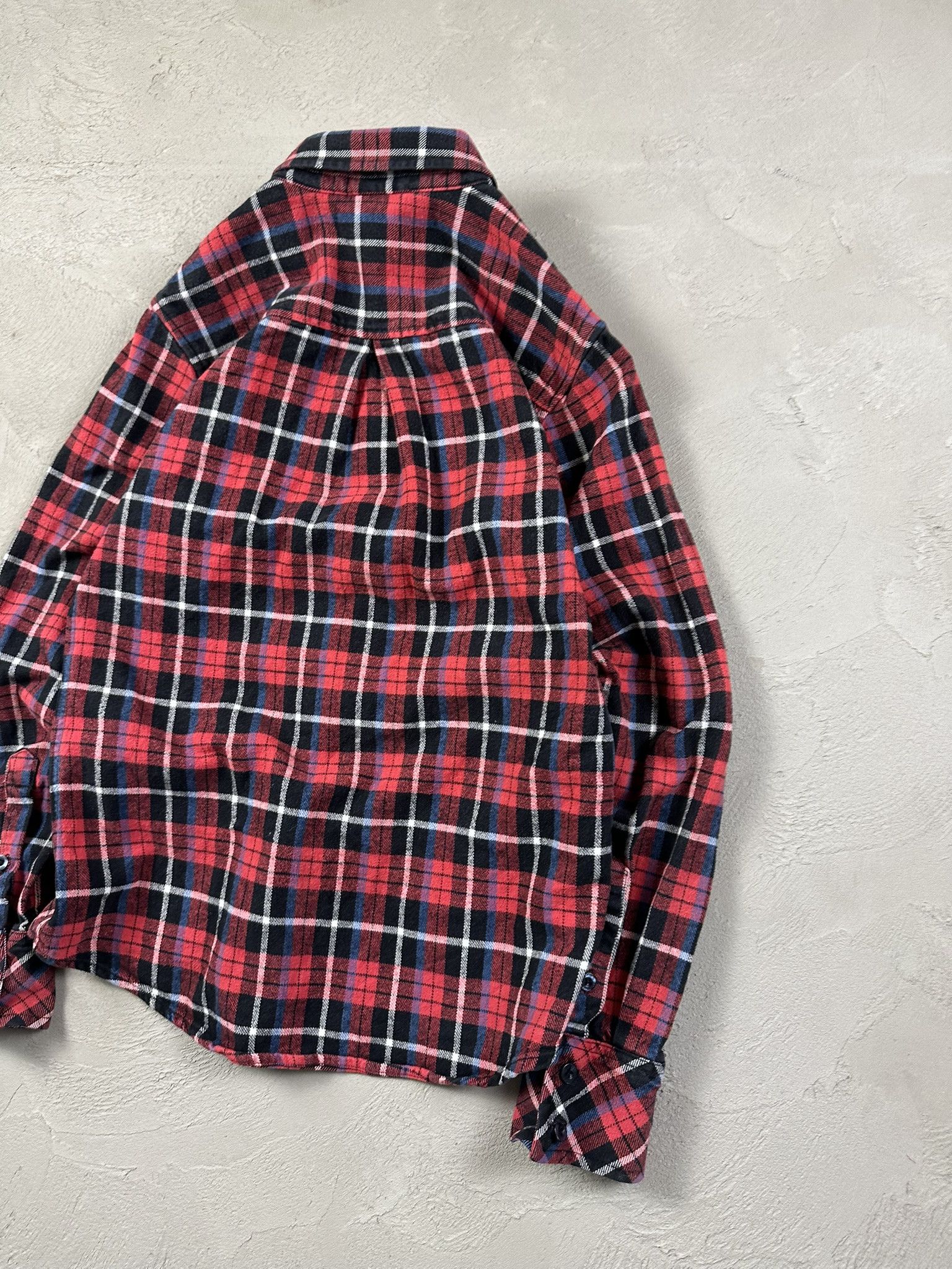 Dickies Vintage Y2k Dickies Flannel Checked Button Up Shirt Size US S / EU 44-46 / 1 - 12 Thumbnail
