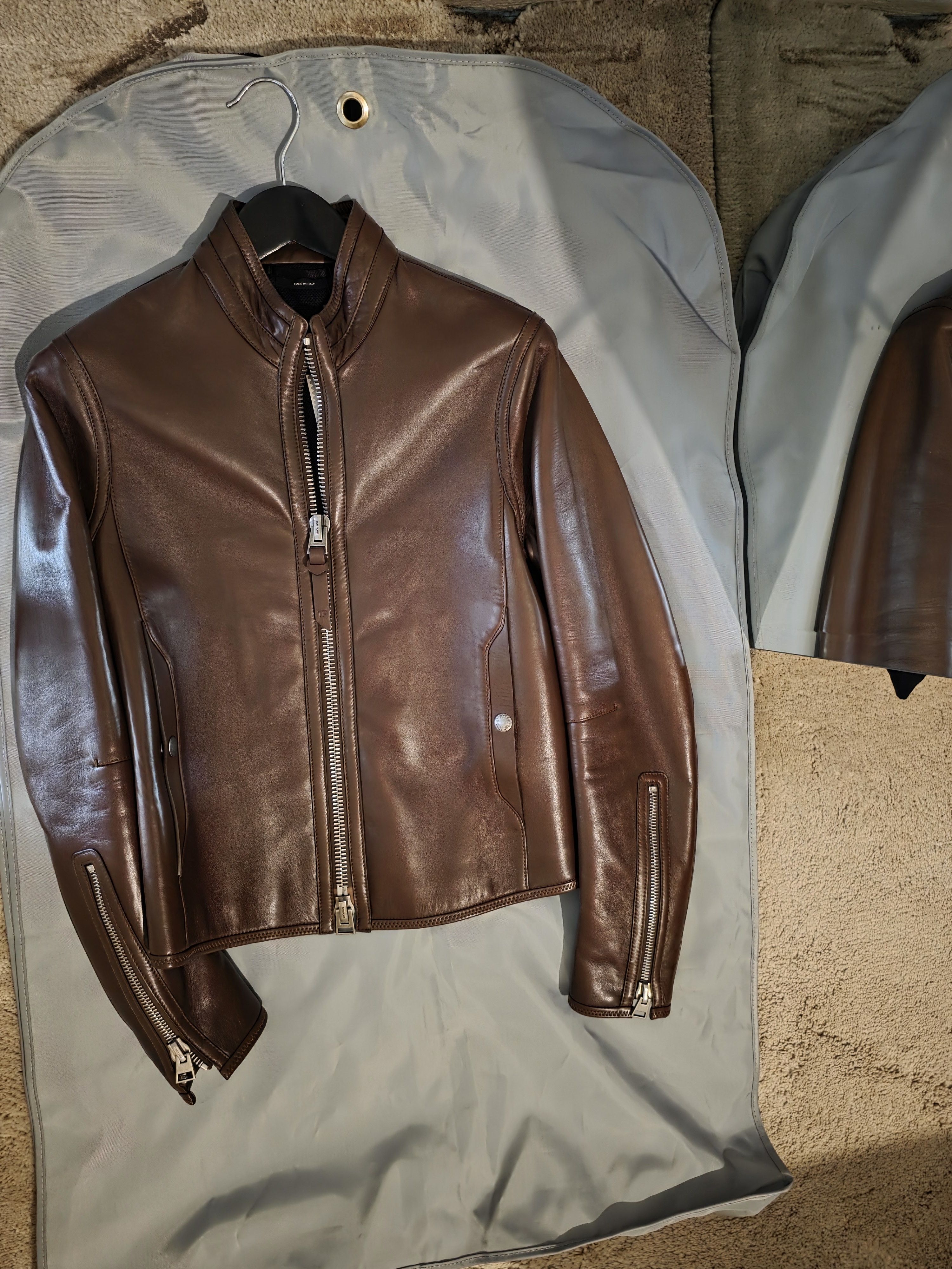 Tom Ford Tom ford Brown cafe jacket Size US S / EU 44-46 / 1 - 3 Thumbnail