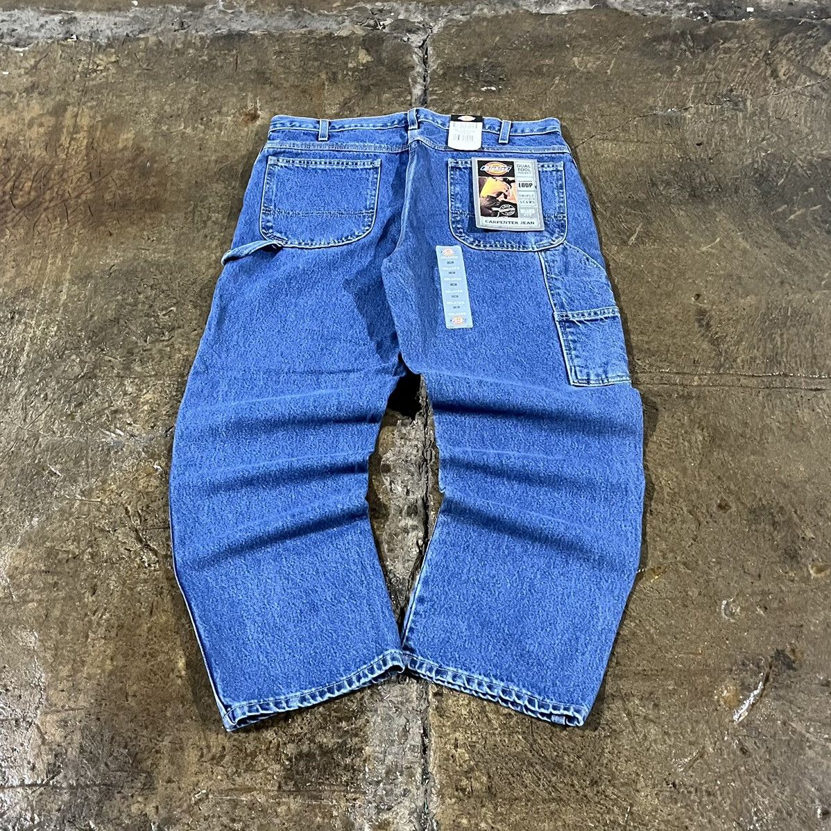Carhartt × Dickies × Vintage Vintage Y2K Dickies Carpenter Jeans Baggy Workwear Skater Size US 36 / EU 52 - 1 Thumbnail