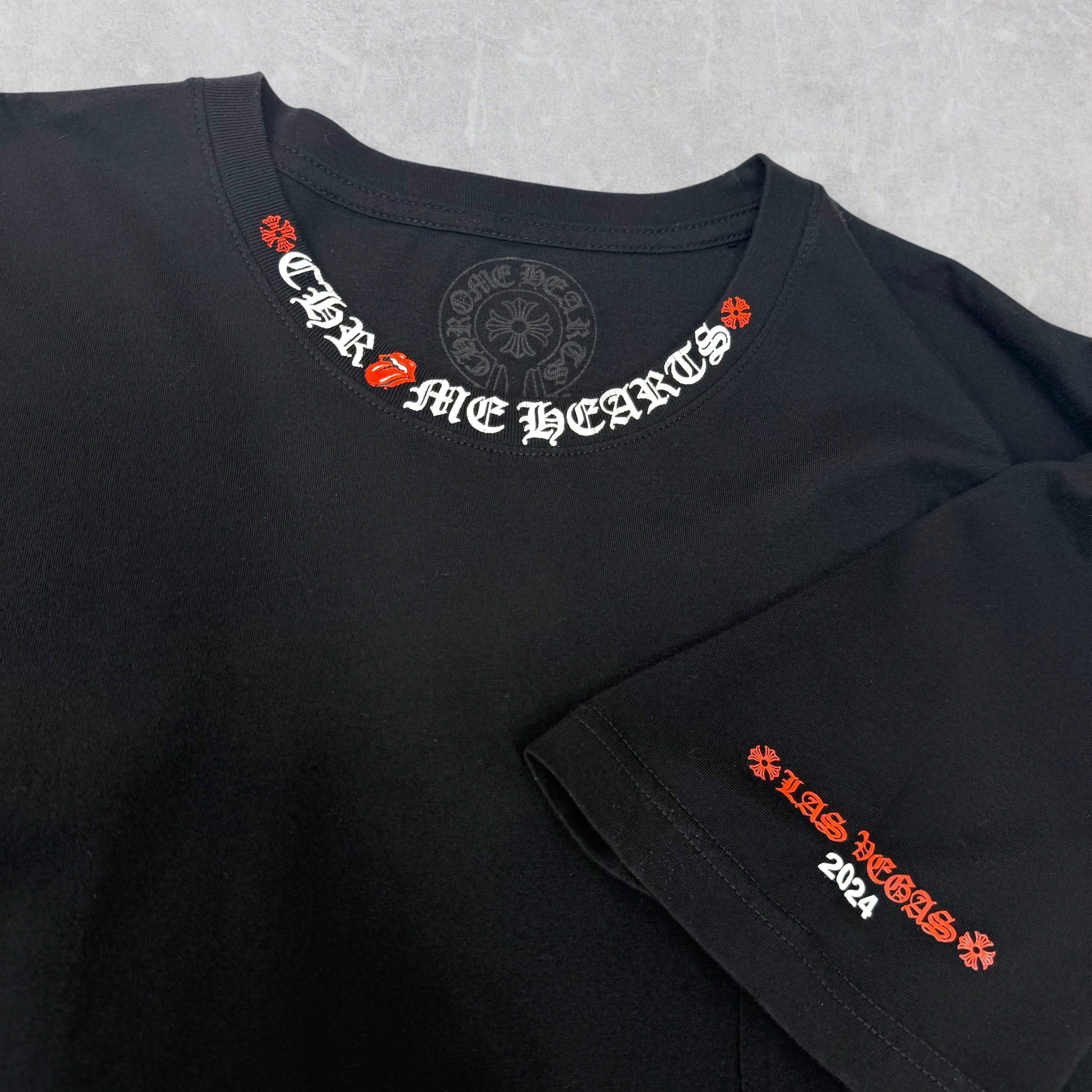 Chrome Hearts Chrome Hearts Rolling Stones Neck Logo Tee XXL Size US XXL / EU 58 / 5 - 3 Thumbnail