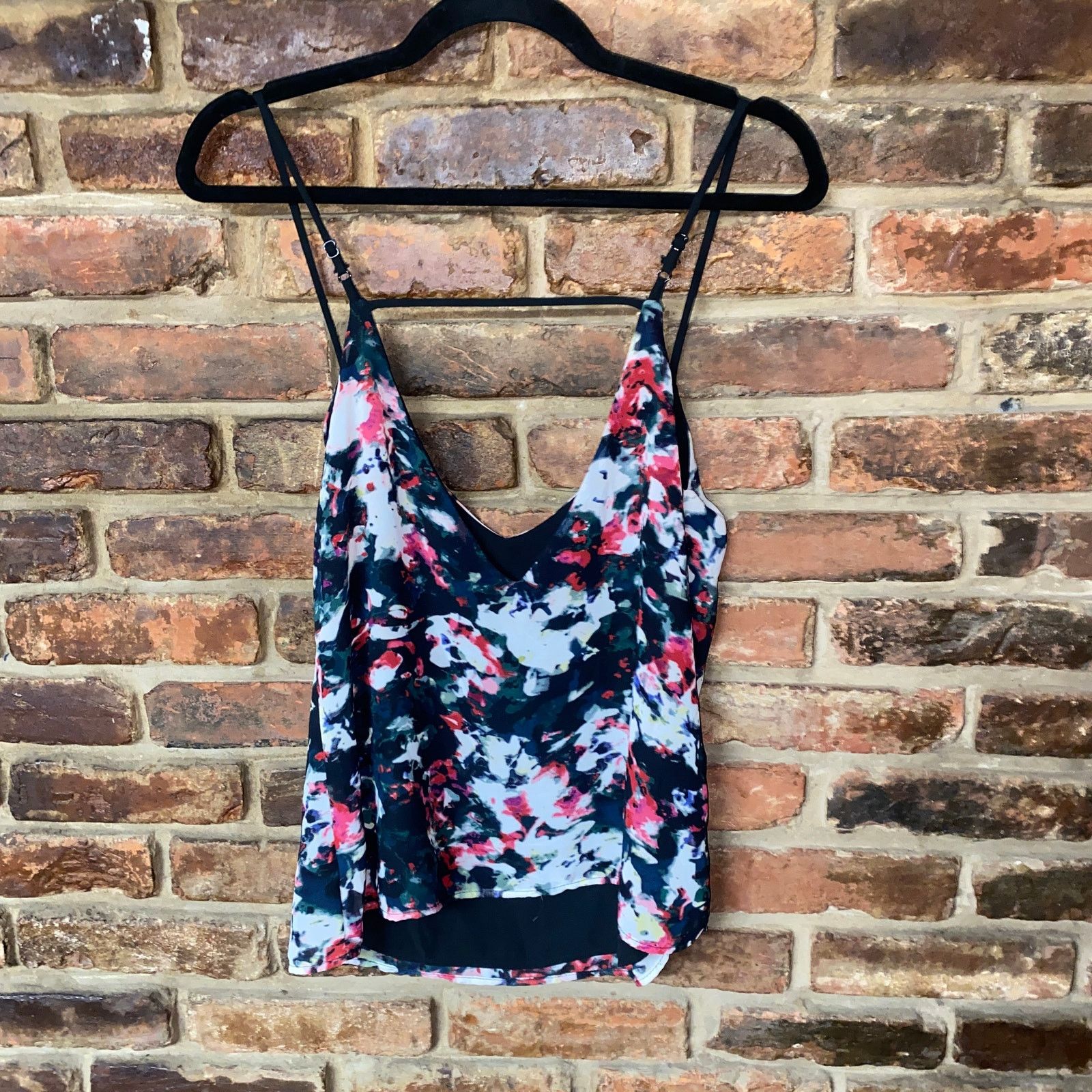 Other Eight Sixty Multicolor Abstract Floral Camisole Tank Top XS Size XS / US 0-2 / IT 36-38 - 4 Thumbnail