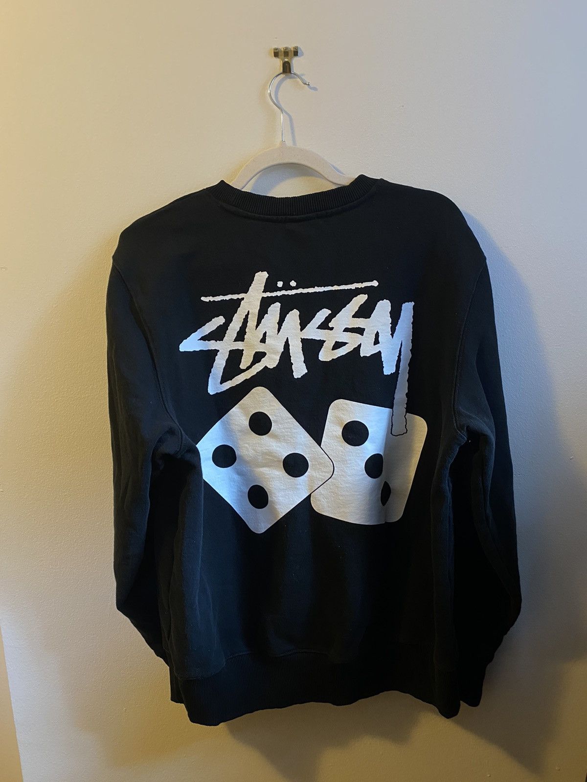 Stussy Vintage Stussy Dice Black Sweatshirt Size US S / EU 44-46 / 1 - 2 Thumbnail