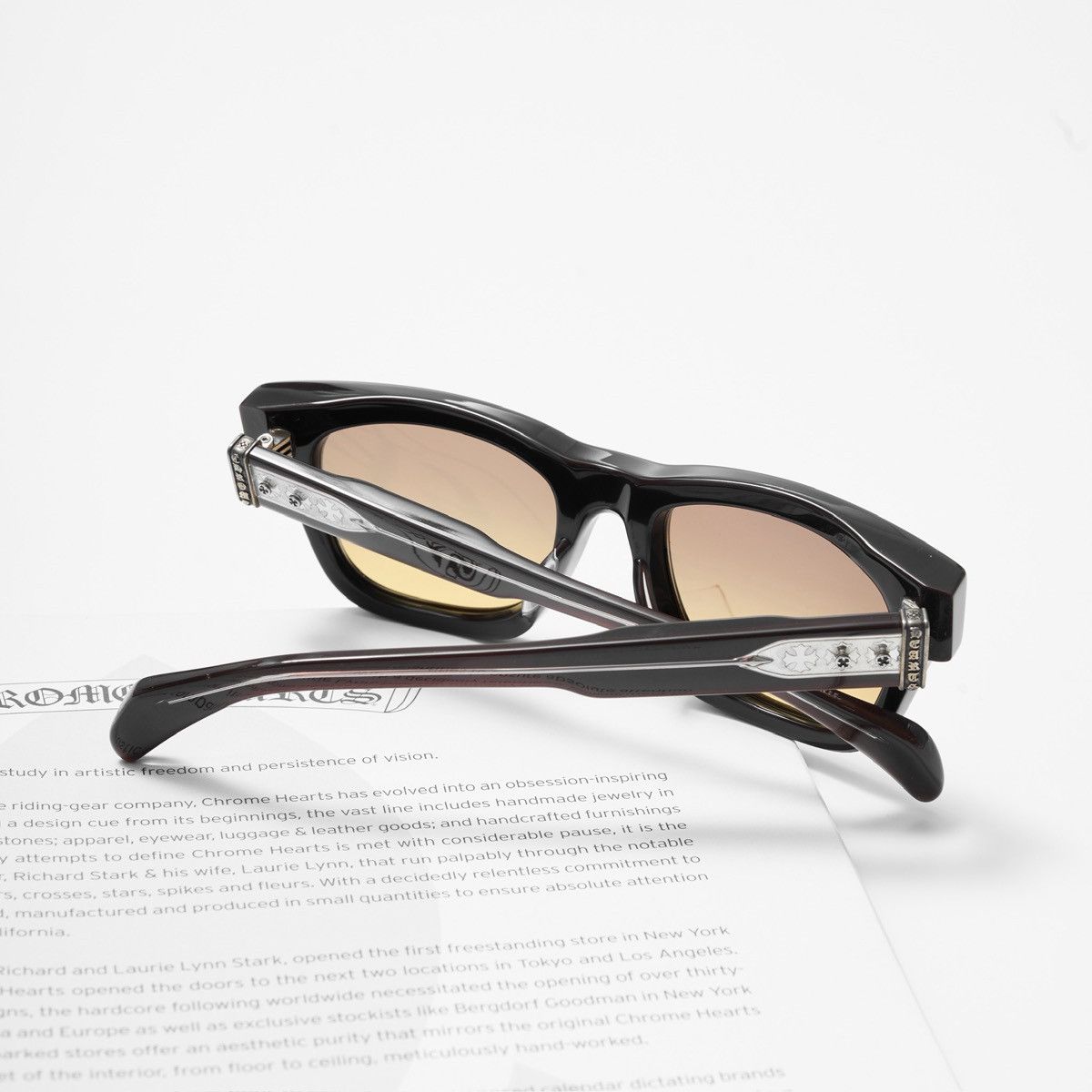 Chrome Hearts CHROME HEARTS DICK FITZENER CLASSIC BROWN GLASSES Size ONE SIZE - 7 Thumbnail