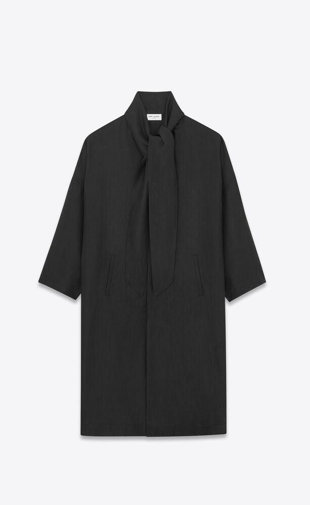 Saint Laurent Paris o1loc1c0225 Coat in Black Size US M / EU 48-50 / 2 - 2 Thumbnail