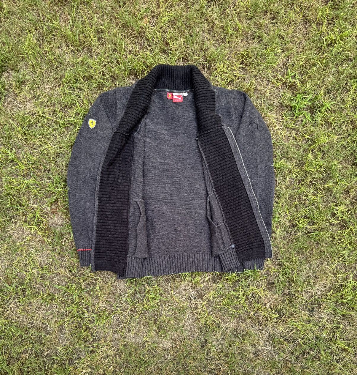 Ferrari Scuderia Ferrari X Puma cotton knit faded black jacket Size US L / EU 52-54 / 3 - 8 Thumbnail