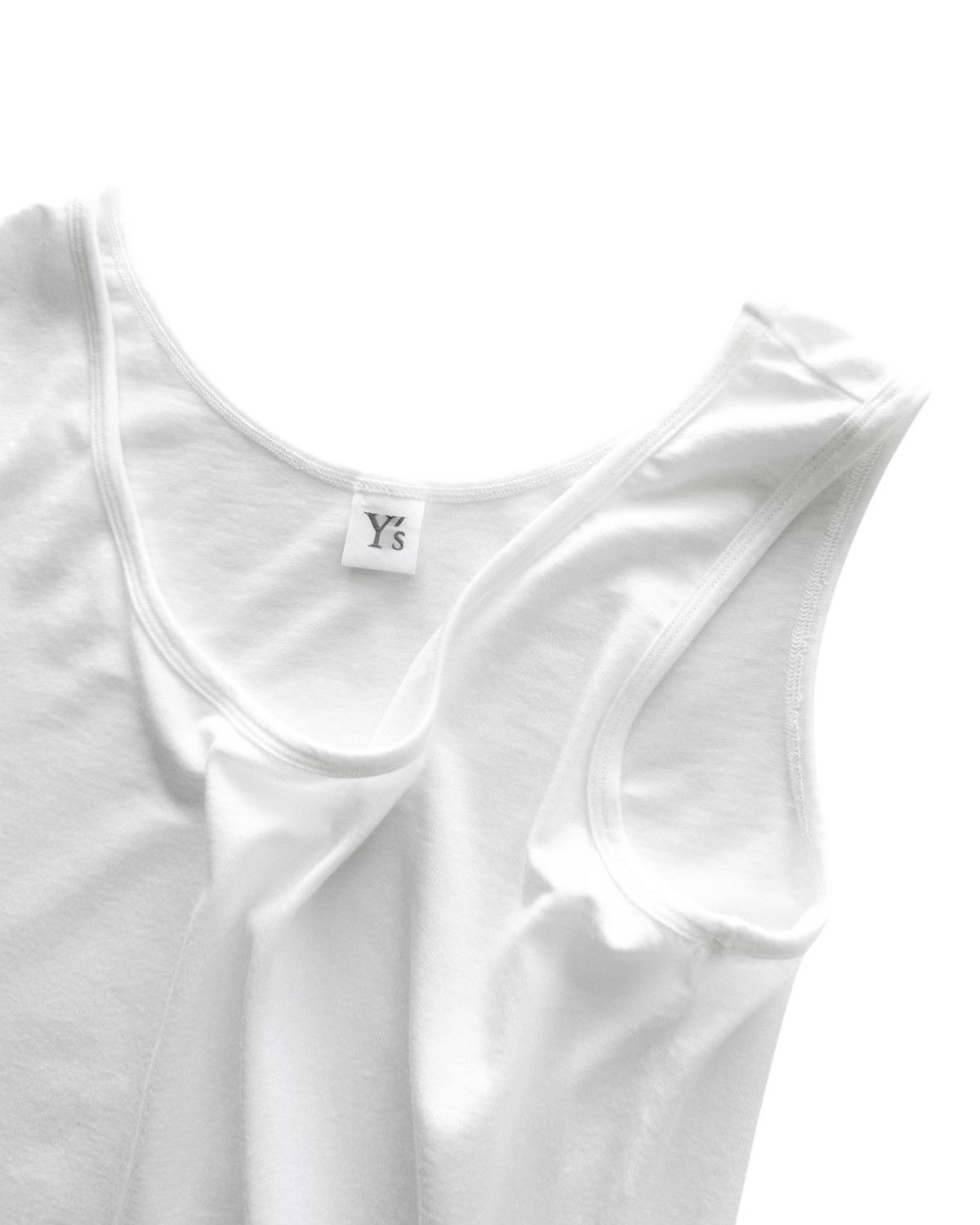 Y's YOHJI YAMAMOTO WHITE TANK-TOP SHIRT Size M / US 6-8 / IT 42-44 - 5 Thumbnail
