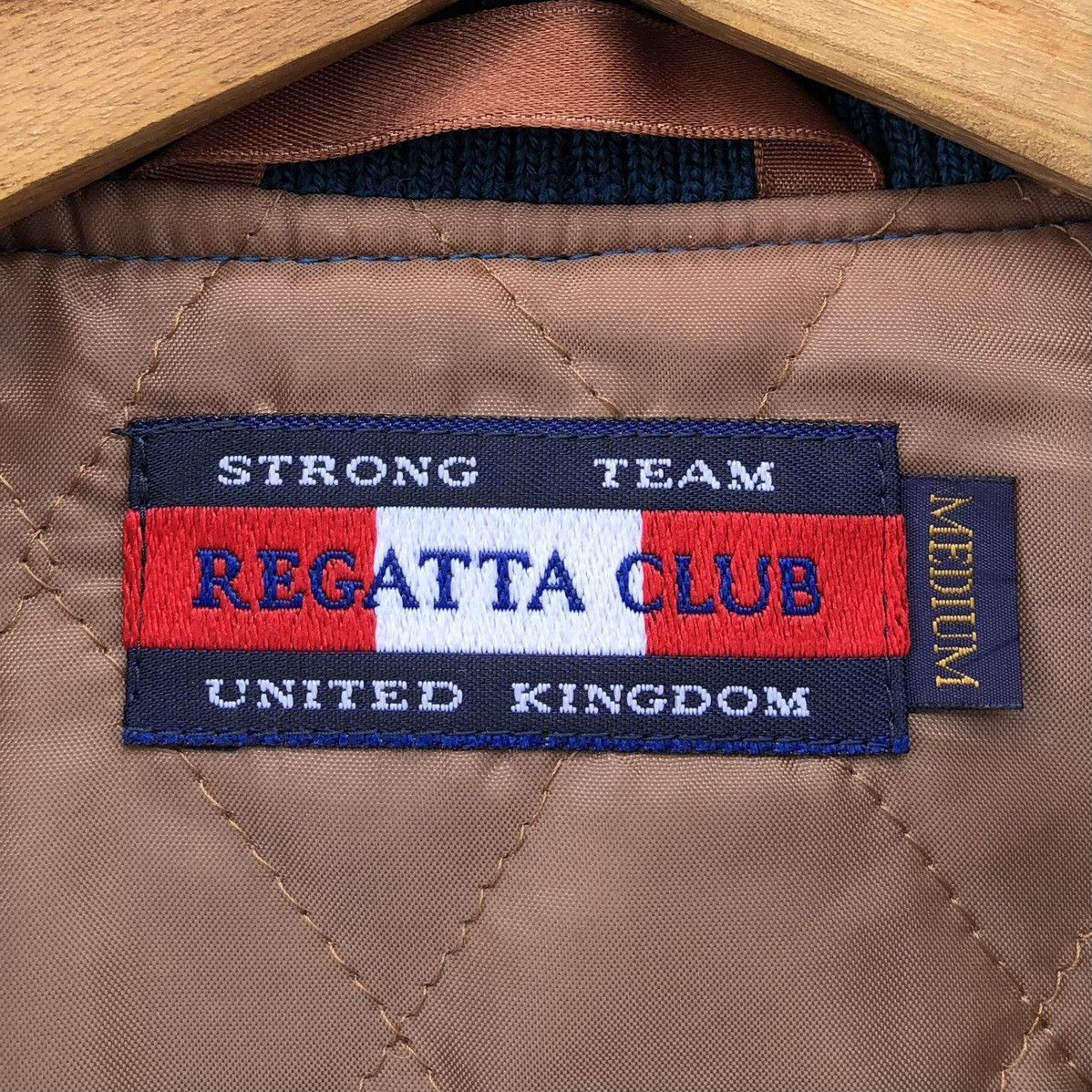 Vintage Vintage REGATTA Club Wool Varsity Jacket Size US M / EU 48-50 / 2 - 18 Thumbnail