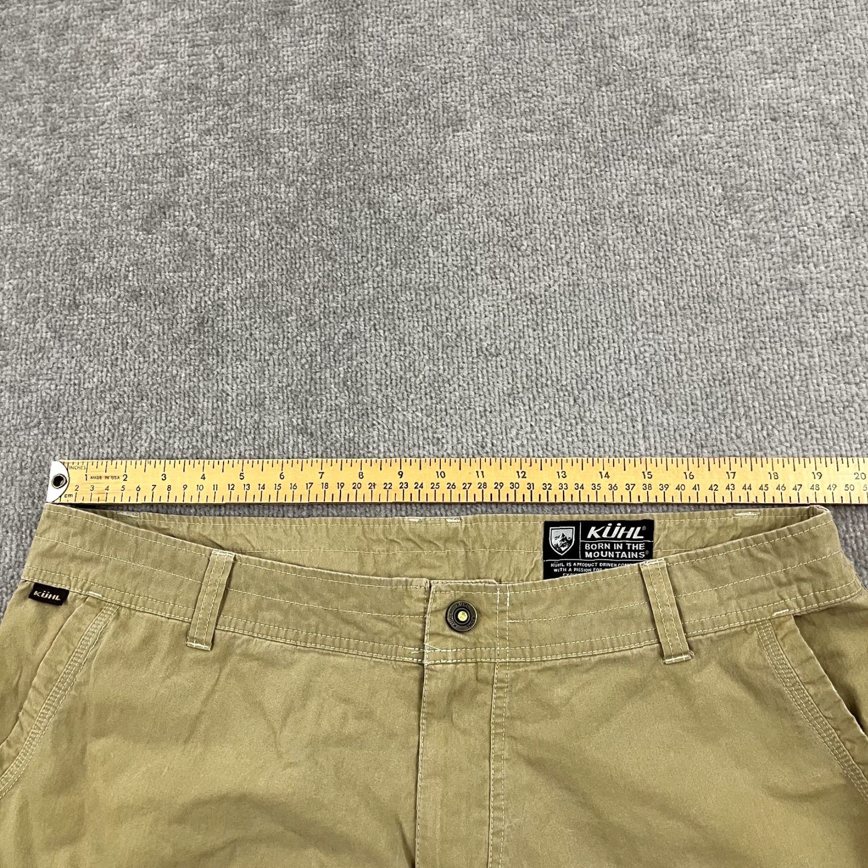 Vintage Kuhl Ambush Cargo Shorts 38 Brown Utility Hiking Outdoor Mens 12 in Inseam Size US 38 / EU 54 - 5 Thumbnail