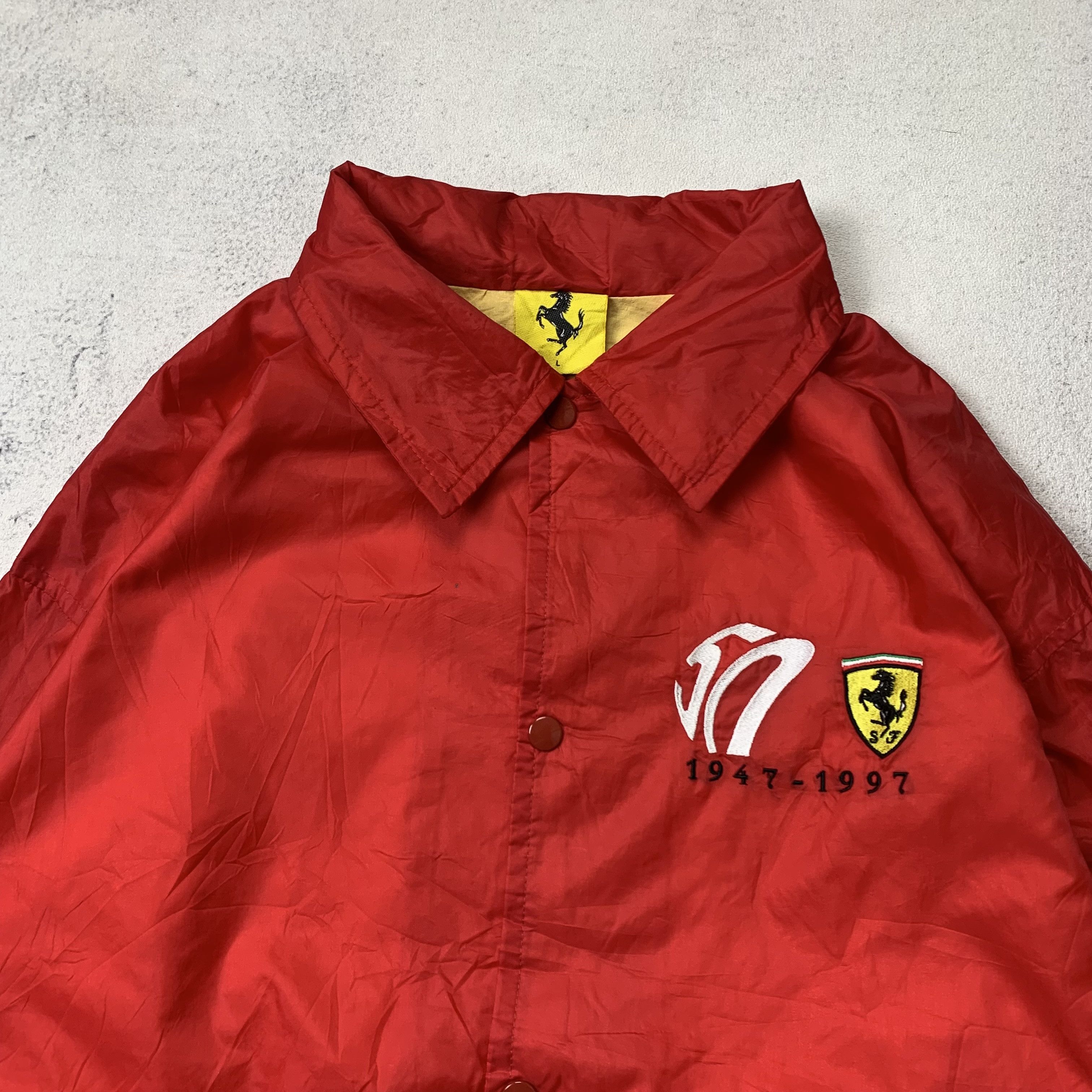 Ferrari Vintage Ferrari Windbreaker Jacket Size US L / EU 52-54 / 3 - 2 Thumbnail