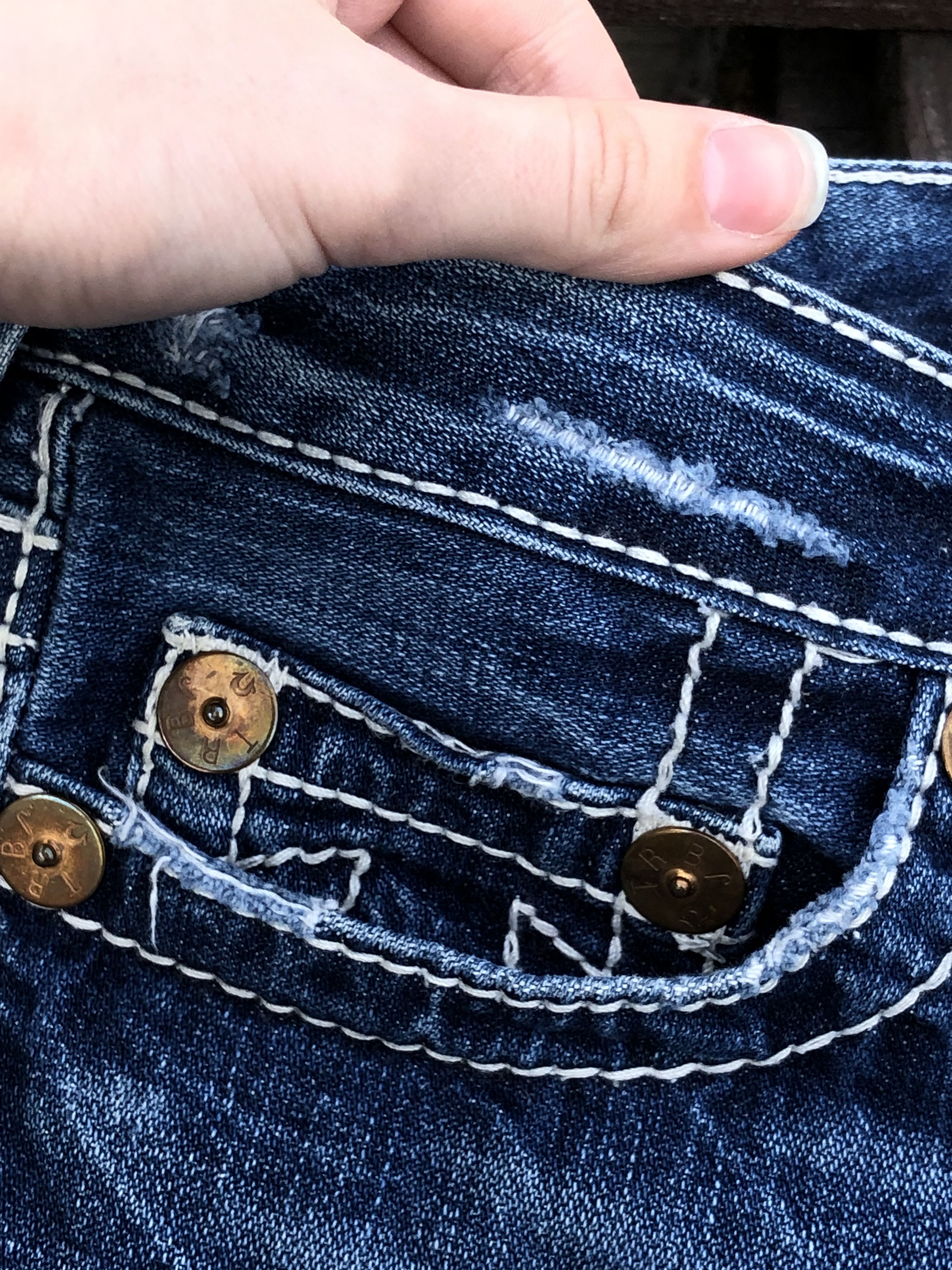 True Religion True Religion Y2K Vintage Johnny Big T Denim Jeans Size 27 Size 27" / US 4 / IT 40 - 8 Thumbnail