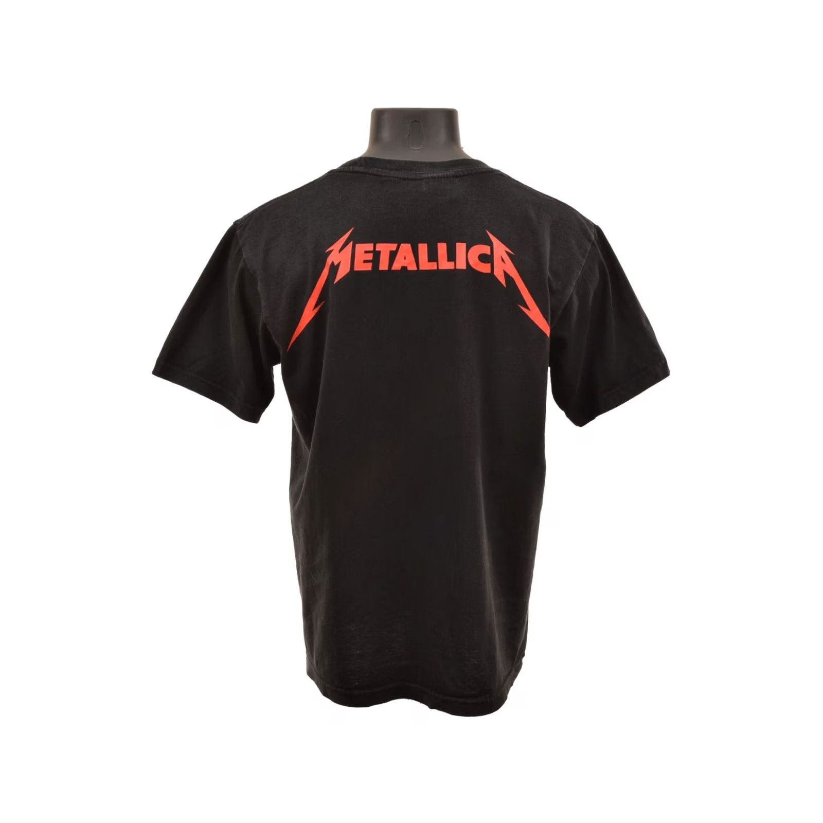 Vintage VINTAGE Red Rock of the T-Shirts Metallica Metal T-Shirt Tee Shirt M Black Mens T-Shirt 90s Rock Concert Size US M / EU 48-50 / 2 - 4 Thumbnail