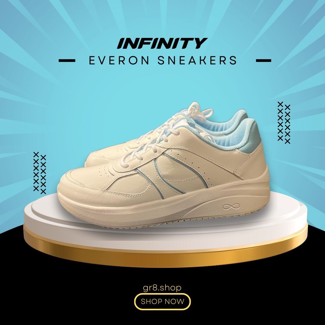 Other Infinity Everon Sneakers White/Sky Blue Womens Size 8 Breath Size US 8 / IT 38 - 1 Thumbnail