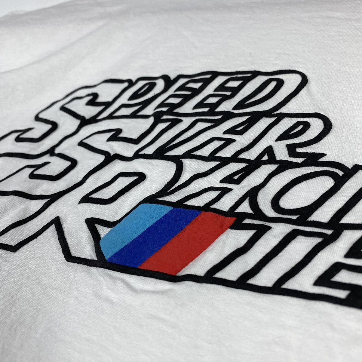 Vintage Vintage 80's SPEED STAR RACING Team Graphic Tee Shirt Size US L / EU 52-54 / 3 - 4 Thumbnail
