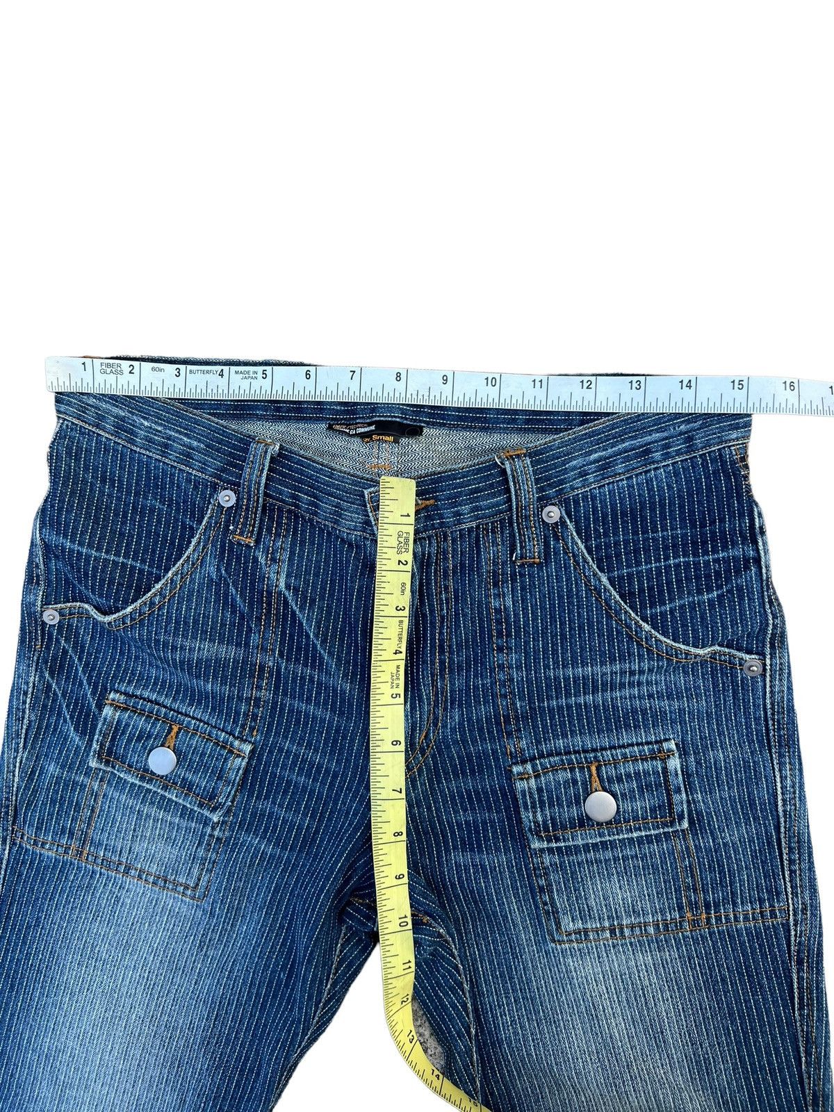 Comme Ca Ism COMME CA COMMUNE X Goldwin Fade Denim Bush Pant Jeans Size US 29 - 3 Thumbnail