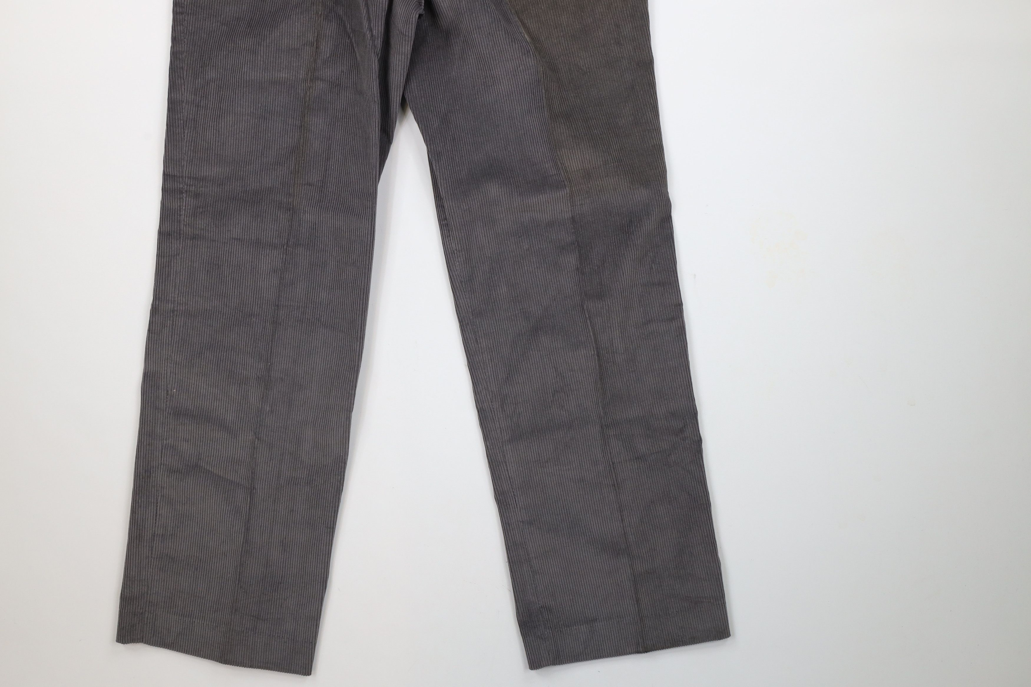 Vintage Deadstock Vintage 90s Streetwear Corduroy Chino Pants Gray Size US 30 / EU 46 - 11 Thumbnail