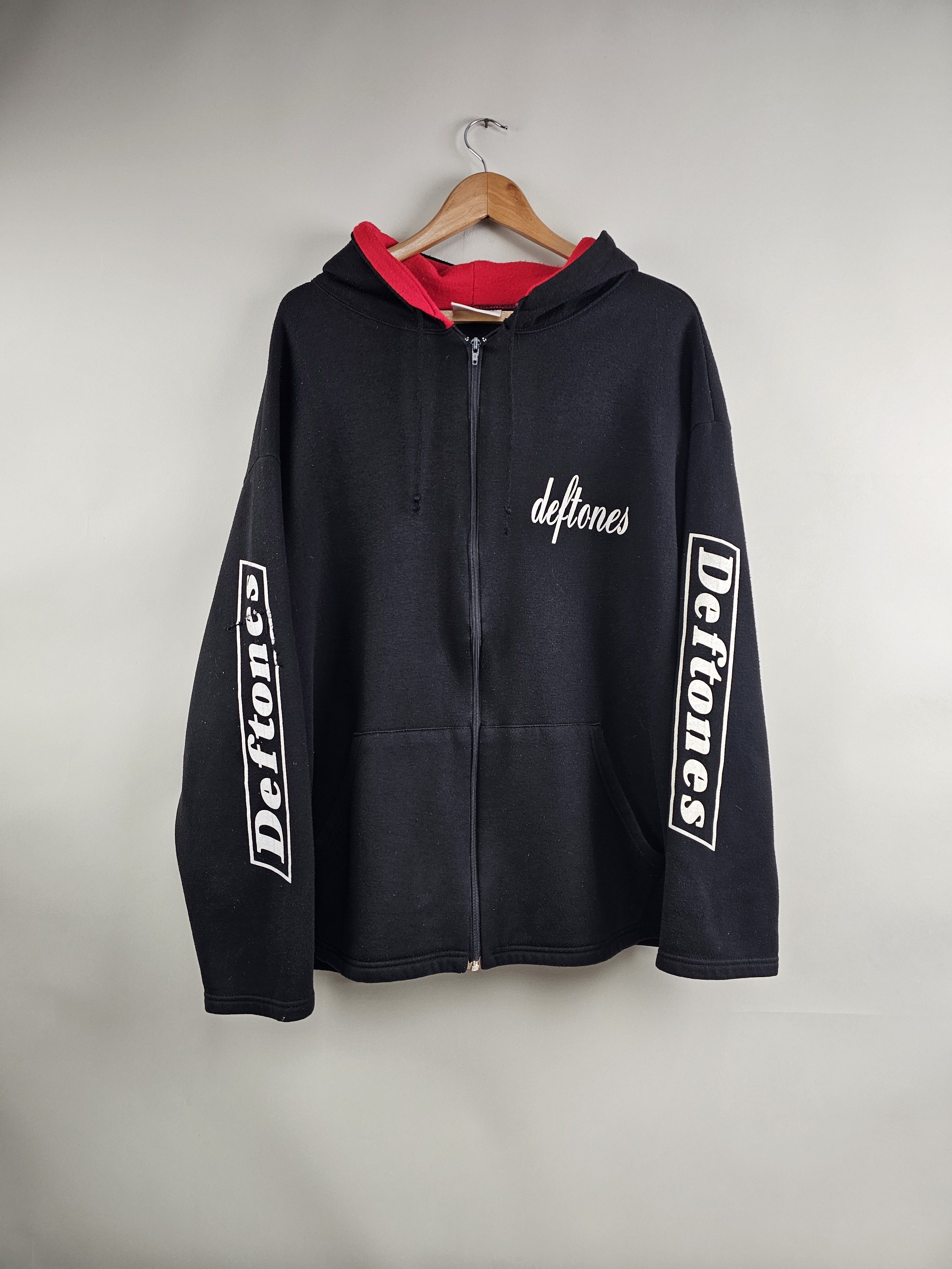 Band Tees × Vintage 90s Deftones Adrenaline Dickies Hoodie XL 23" 29" Size US XL / EU 56 / 4 - 2 Thumbnail