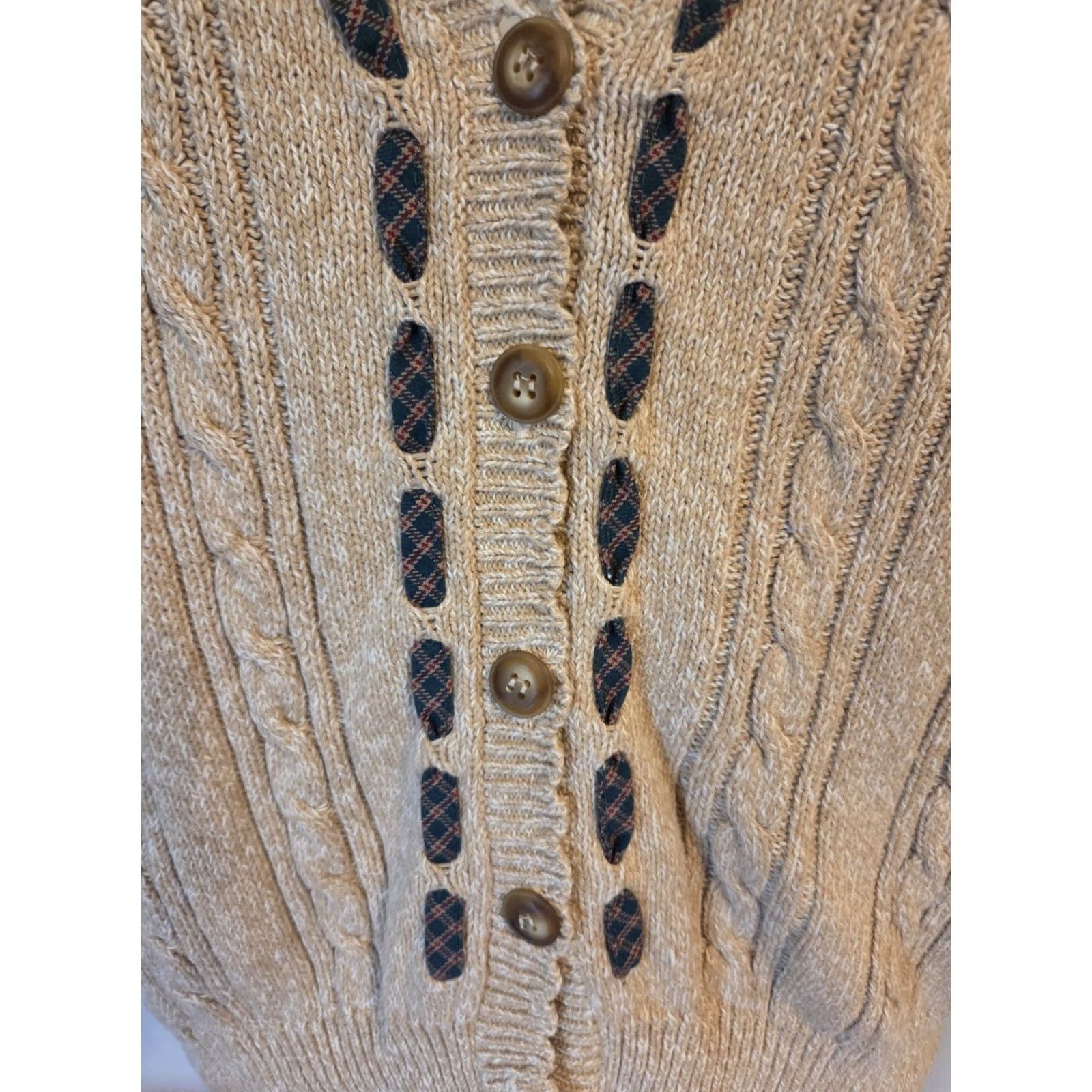 Jantzen VINTAGE Jantzen Sweater Vest Sleeveless Beige Floral Embroidered L 80s Size L / US 10 / IT 46 - 4 Thumbnail
