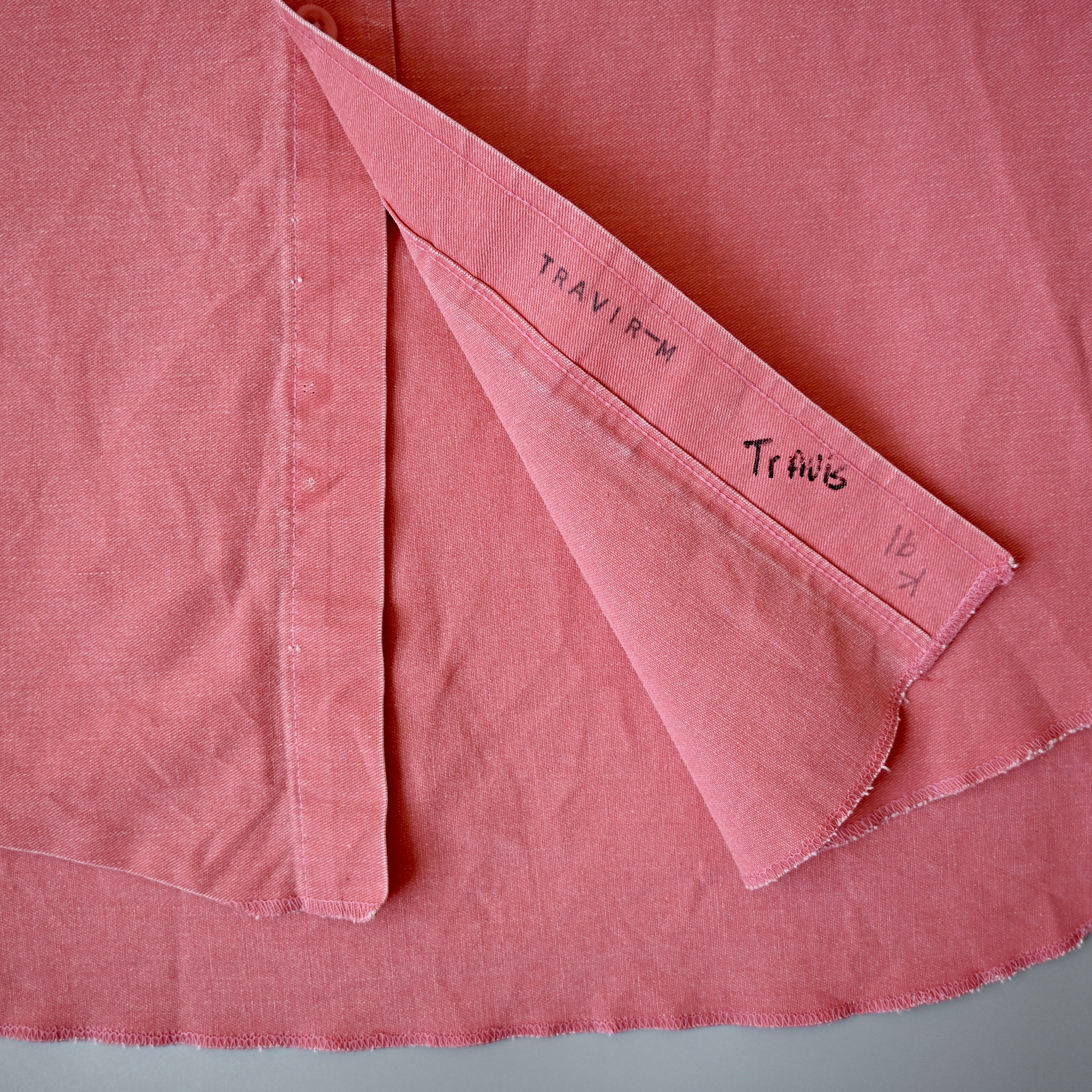 Vintage VTG Wrangler Brushpopper shirt Aztec Navajo peach pink 17.5 Size US XL / EU 56 / 4 - 11 Thumbnail