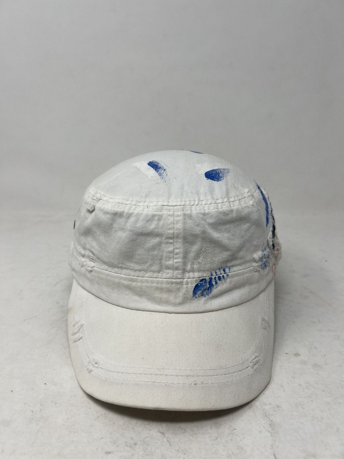 If Six Was Nine Paris Painted Distressed Streetwear Hat Size ONE SIZE - 1 Thumbnail