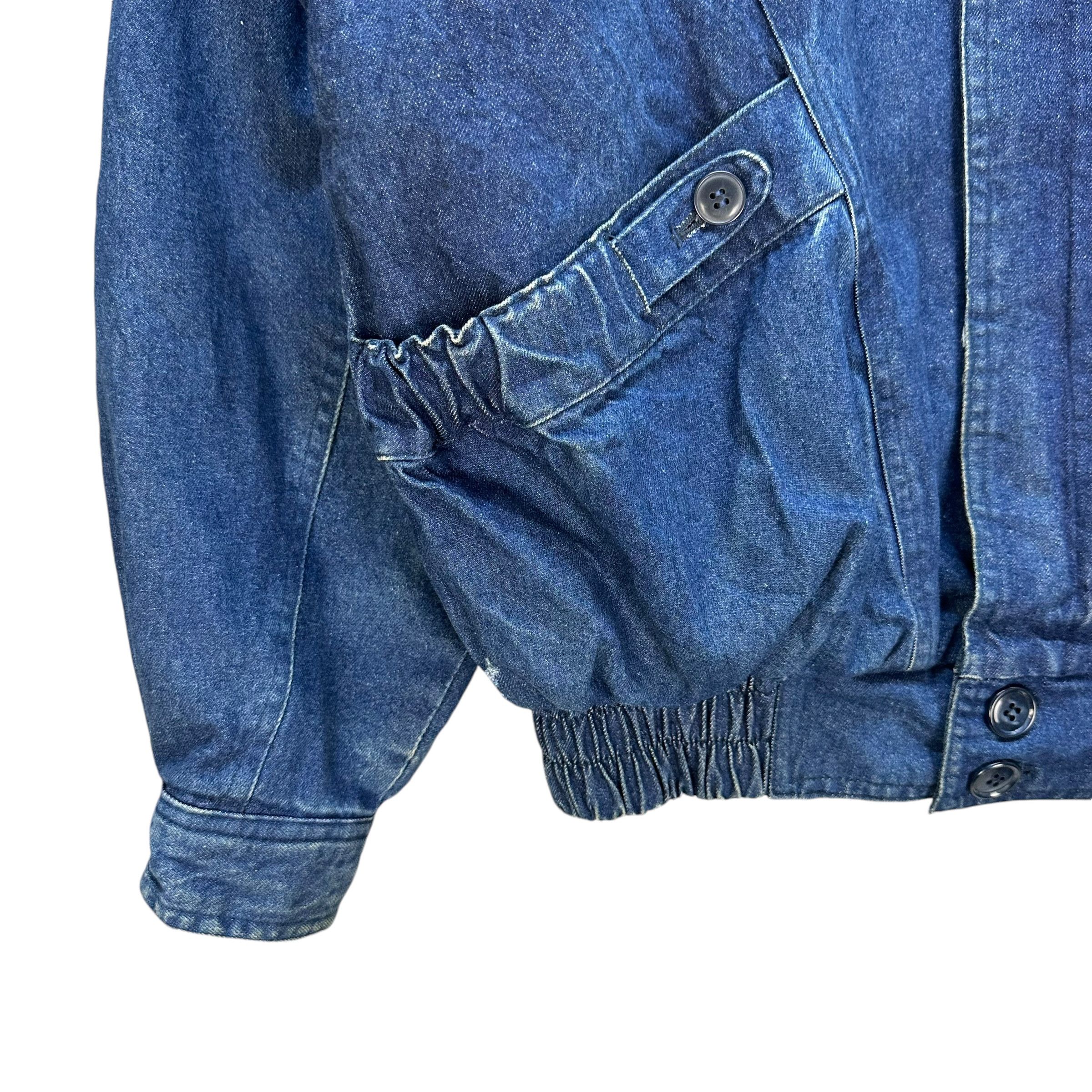 Japanese Brand 90's RVX Blue Denim Jacket Free Size Nice Design #1497-A62 Size US L / EU 52-54 / 3 - 4 Thumbnail
