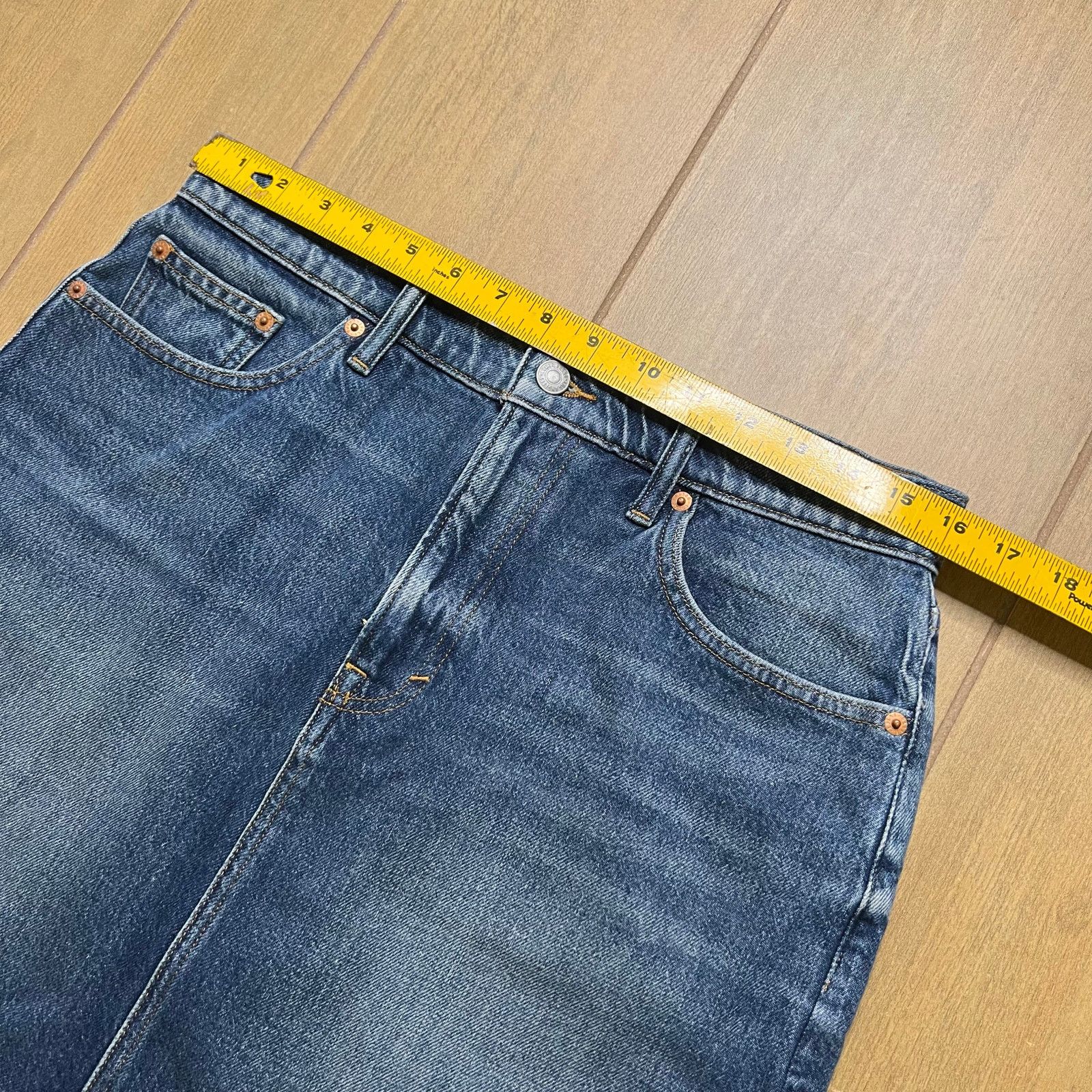Lucky Brand Lucky Brand Women's High Rise Cut Off Skirt Blue Sz 10/30 Size 30" / US 8 / IT 44 - 6 Thumbnail