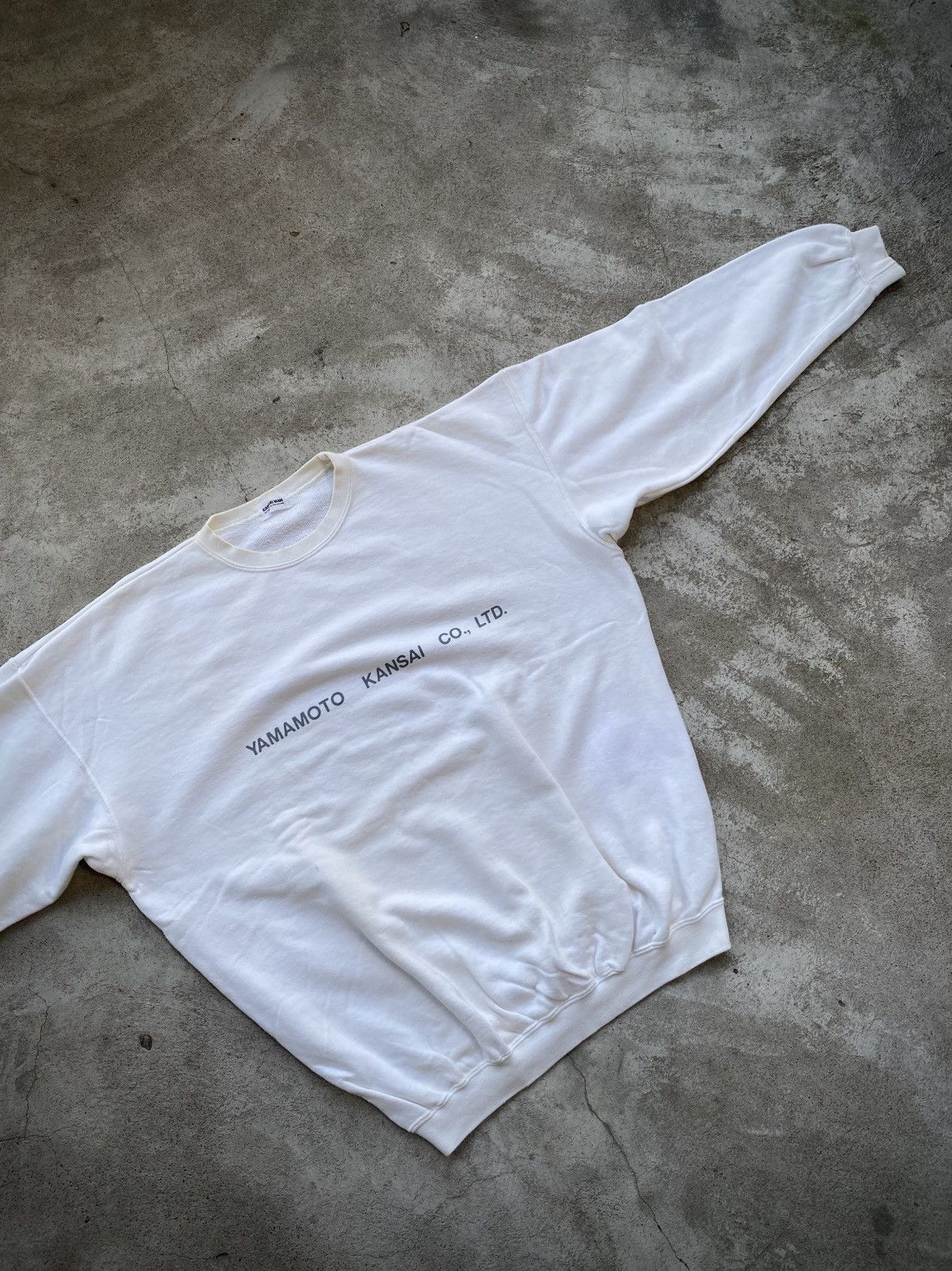 Kansai Yamamoto KANSAI MAN YAMAMOTO POEM BOXY SWEATSHIRT Size US M / EU 48-50 / 2 - 8 Thumbnail