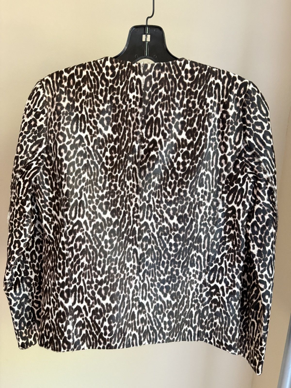 J.Crew J.Crew Calf Hair Leopard Print Leather Jacket NEW with tag Size XXS / US 00 / IT 34 - 3 Thumbnail