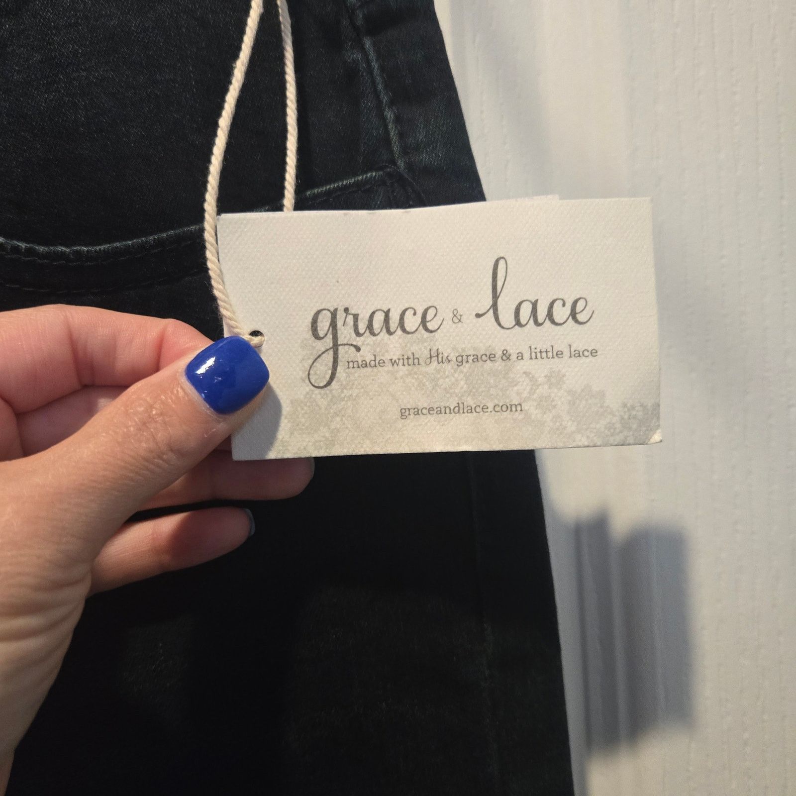 Other NWT Grace & Lace dark wash Straight leg jean sz 14 Size 36" / US 14 / IT 50 - 3 Thumbnail
