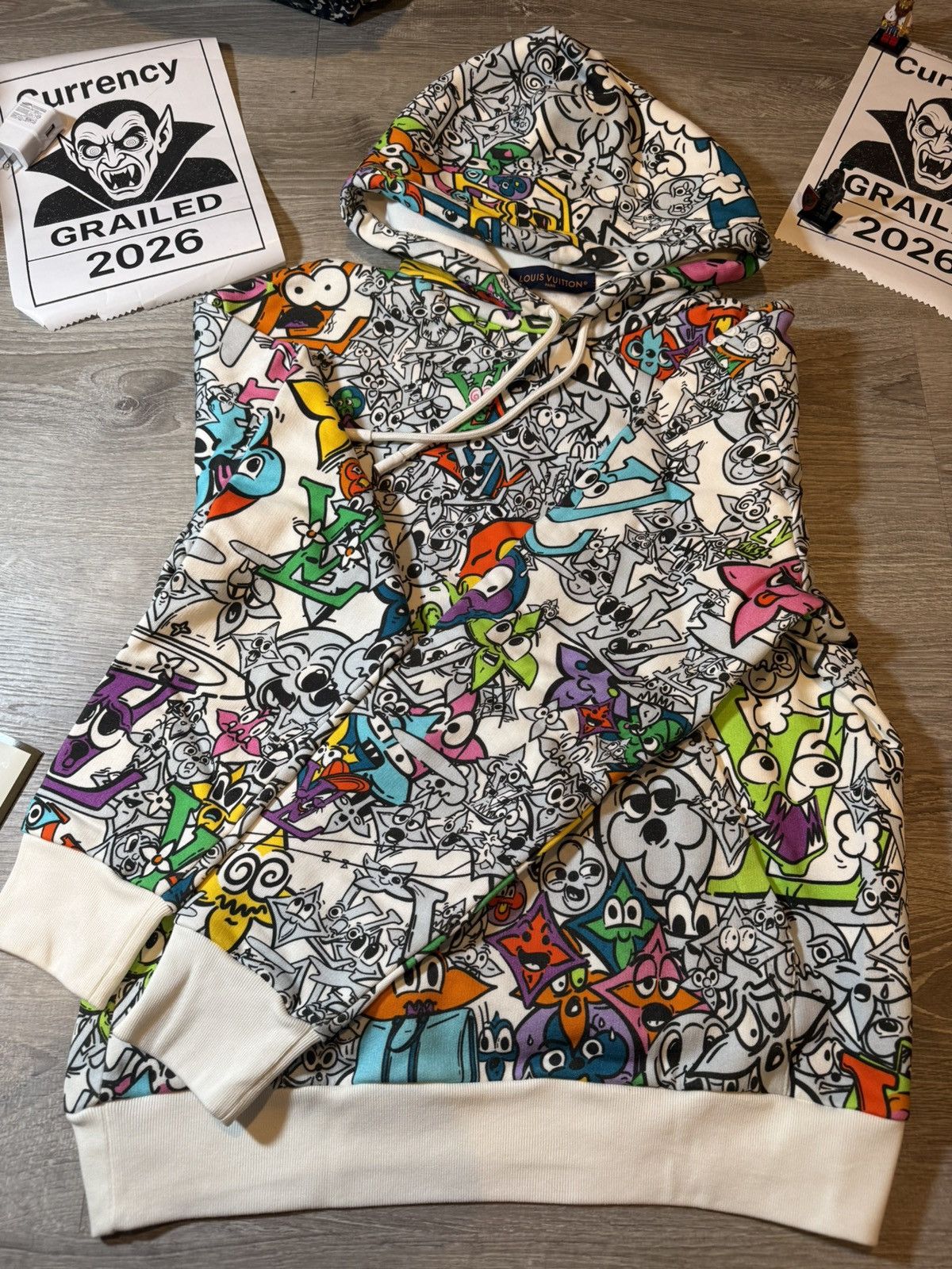 Louis Vuitton RARE Louis Vuitton SS23 Comics Hoodie Size US L / EU 52-54 / 3 - 9 Thumbnail